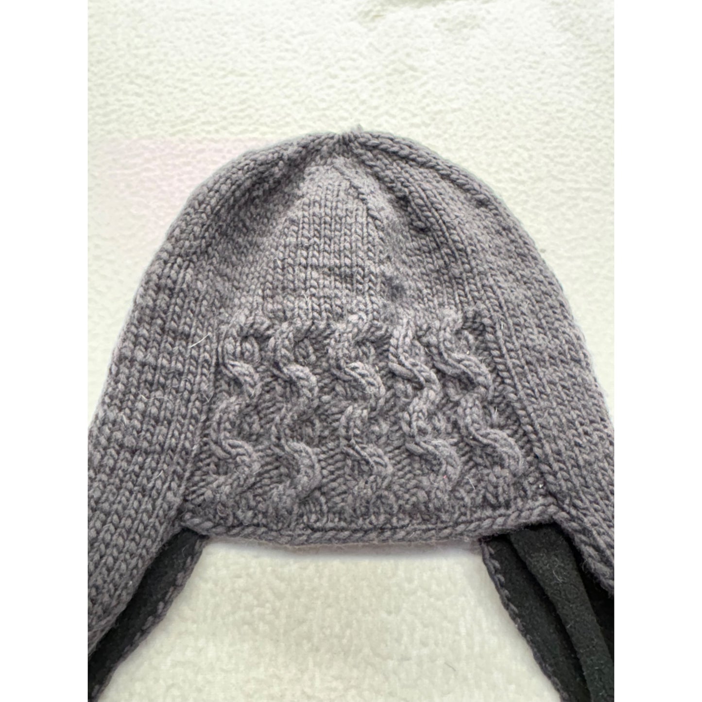 Handmade Samomaya Wool Earflap Hat With Braided Tassels #7548