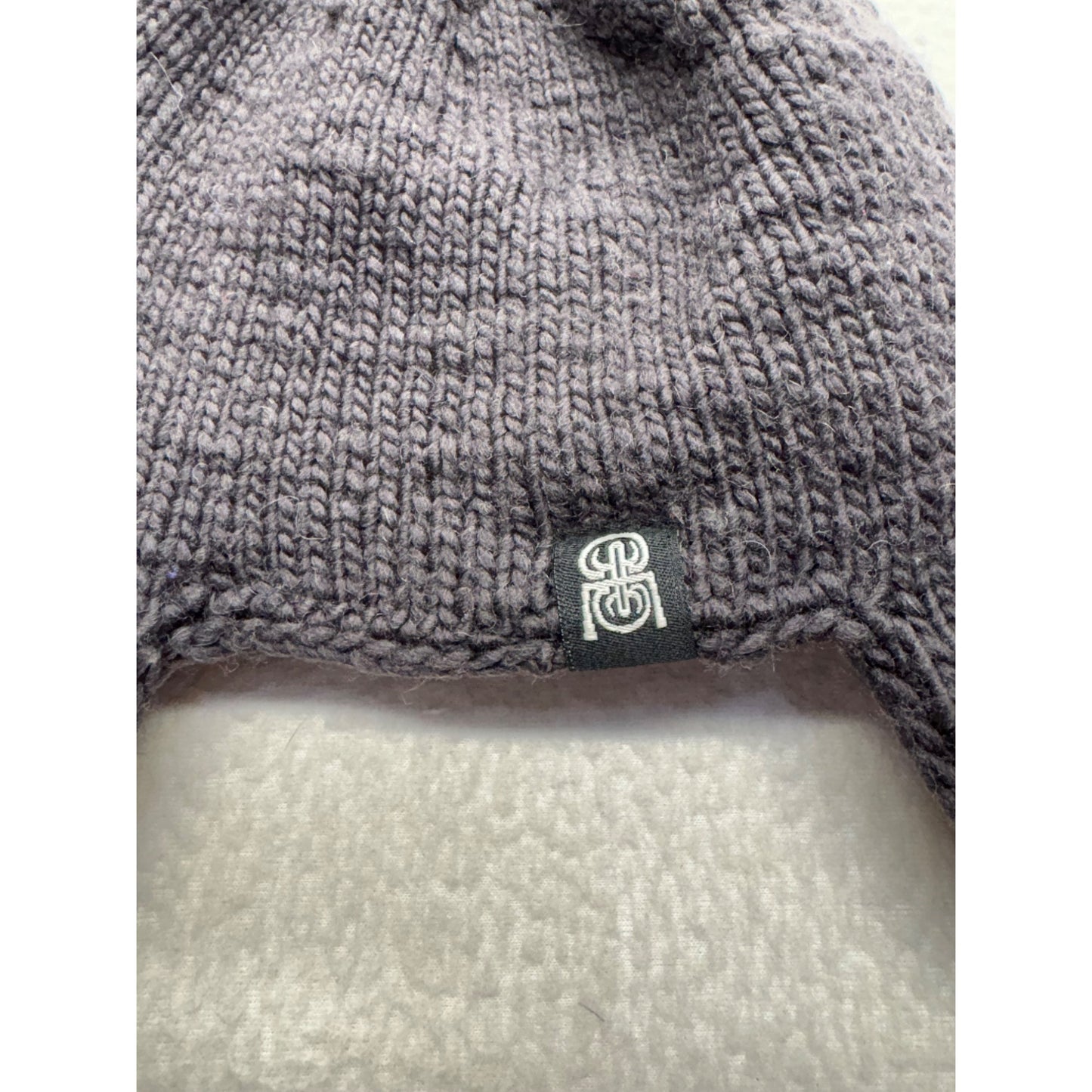 Handmade Samomaya Wool Earflap Hat With Braided Tassels #7548