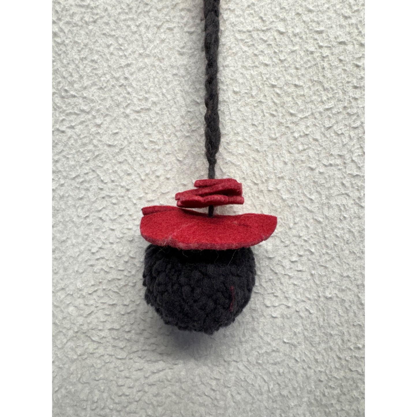 Handmade Samomaya Wool Earflap Hat With Braided Tassels #7548