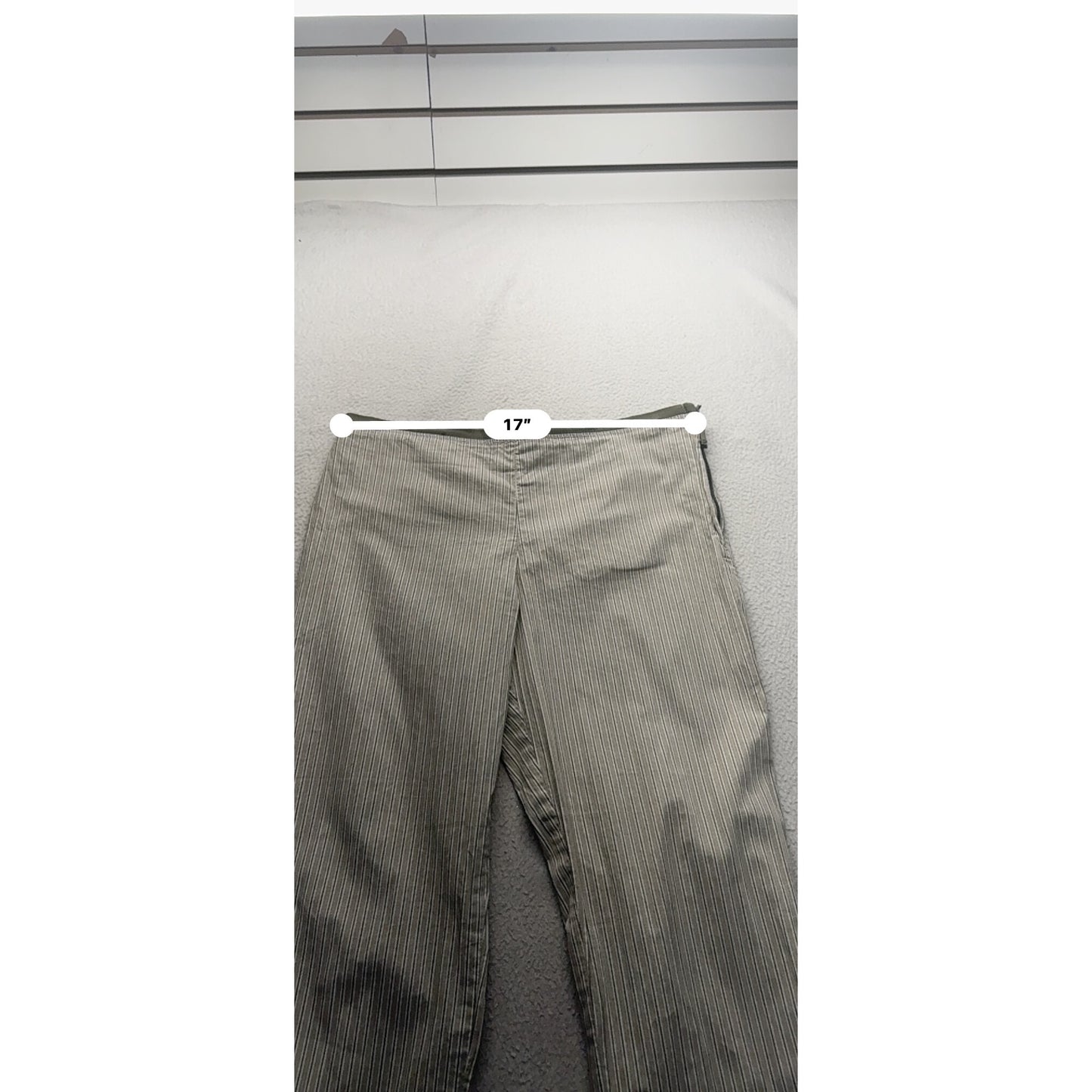 Gap Striped Cotton-Blend Cropped Pants Size 12 247B
