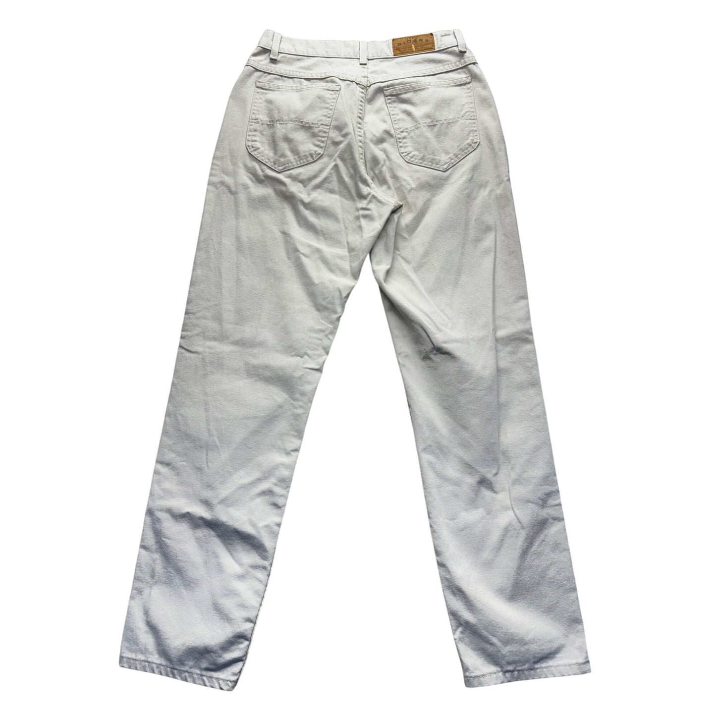 Riders White Denim Jeans Womens Straight Leg #441B