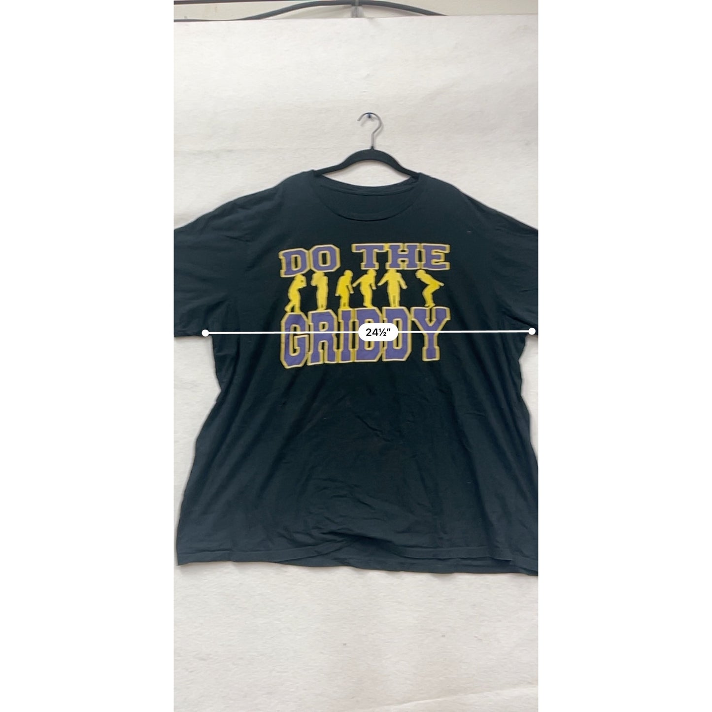 Do The Griddy Graphic T-Shirt Black 3XLT #513A