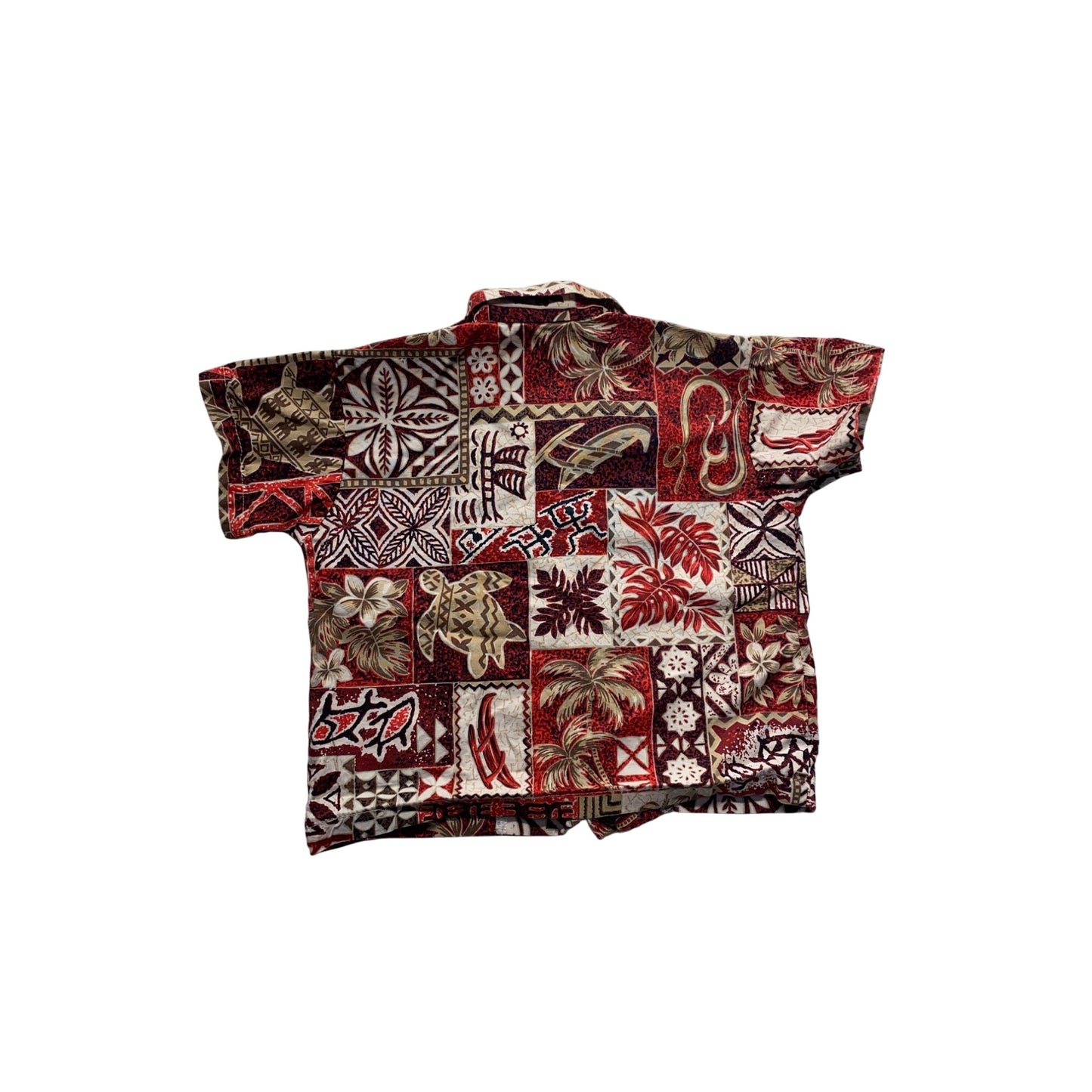 Rjc Made In Hawaii Aloha Shirt Short Sleeve Tropical Print Button-Up for babies #7341