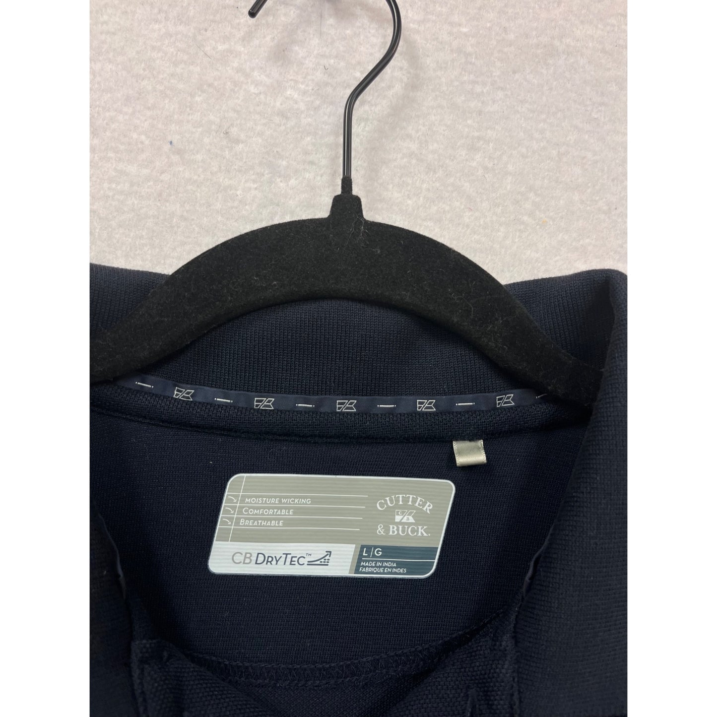 Cutter & Buck Notre Dame Navy Polo Shirt L #877A