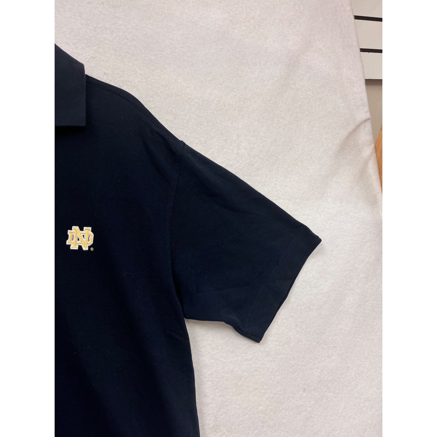 Cutter & Buck Notre Dame Navy Polo Shirt L #877A