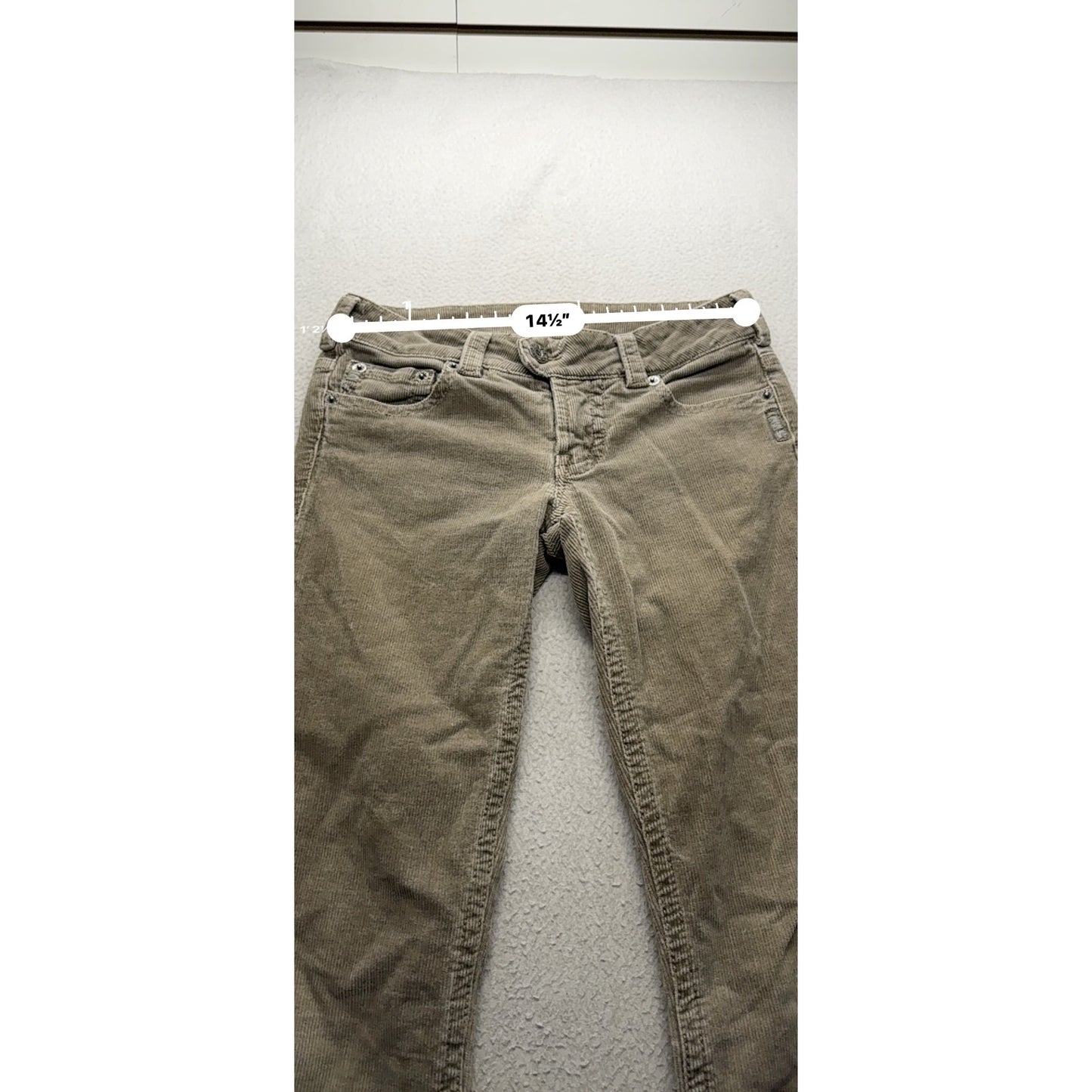Silver Jeans Co. Corduroy Flare Pants Beige #306B