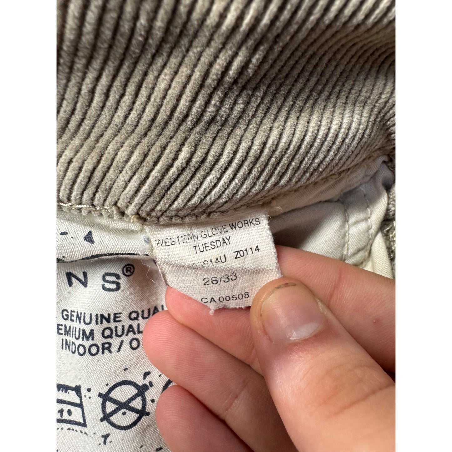 Silver Jeans Co. Corduroy Flare Pants Beige #306B