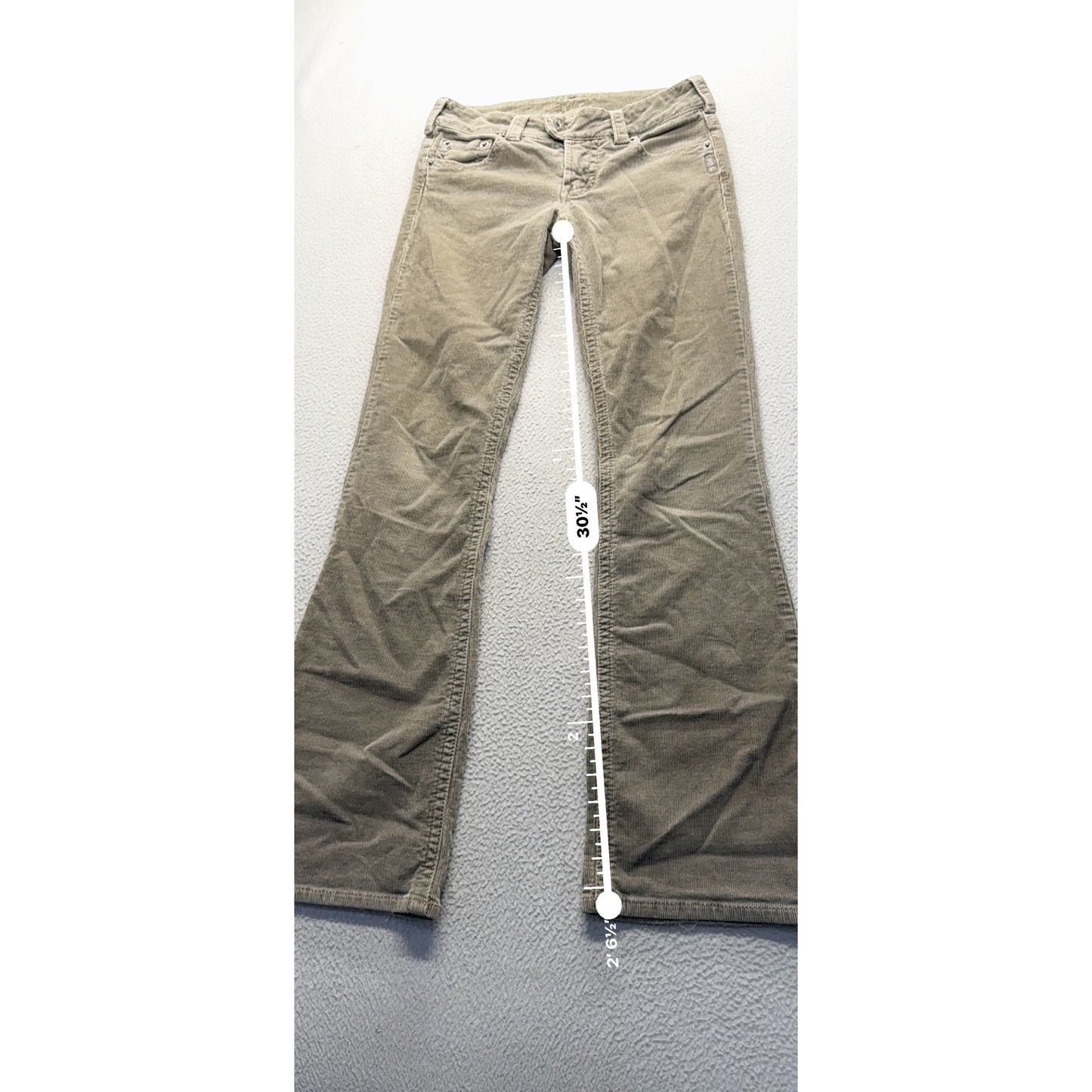 Silver Jeans Co. Corduroy Flare Pants Beige #306B