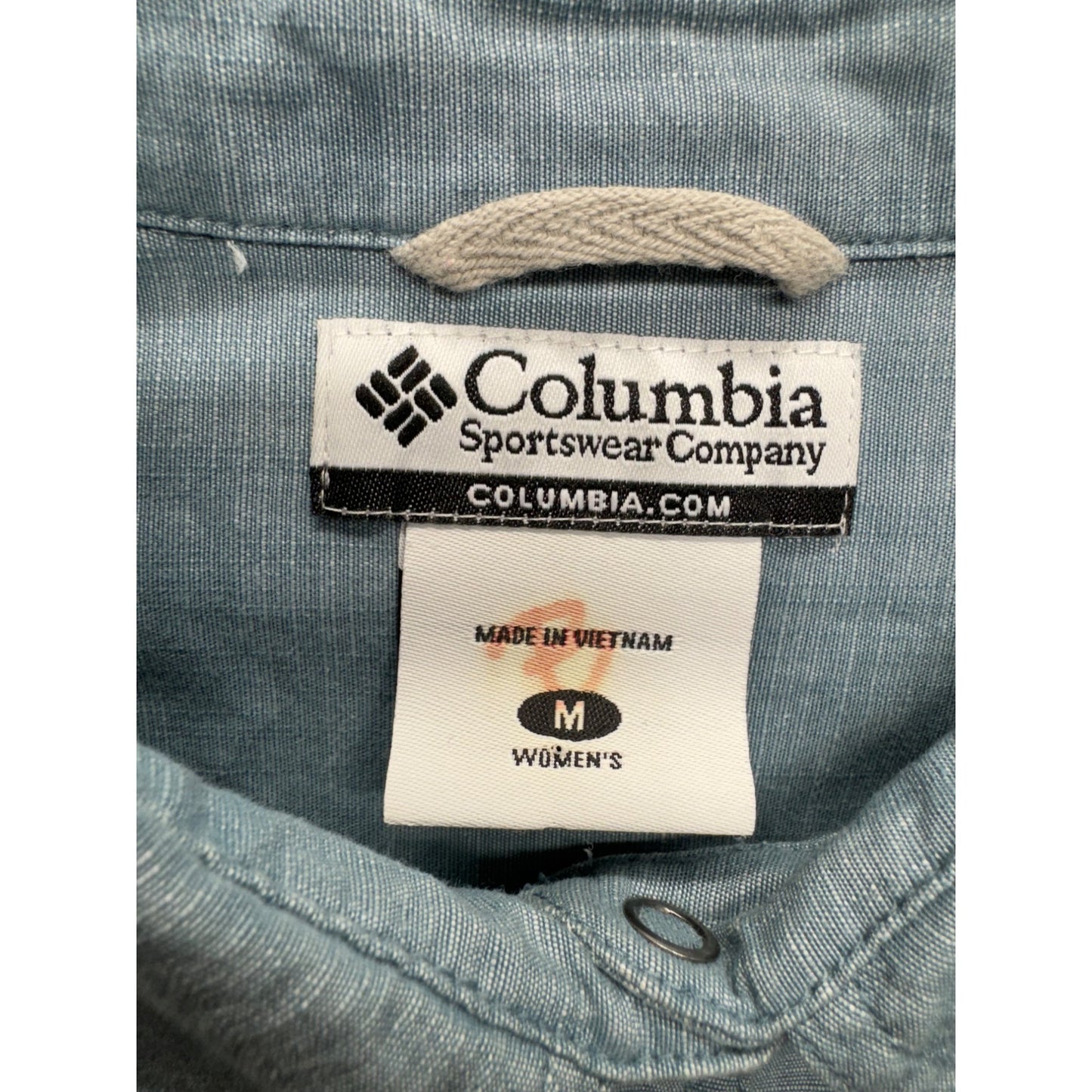 Columbia Long Sleeve Button-Up Shirt M Cotton #9171