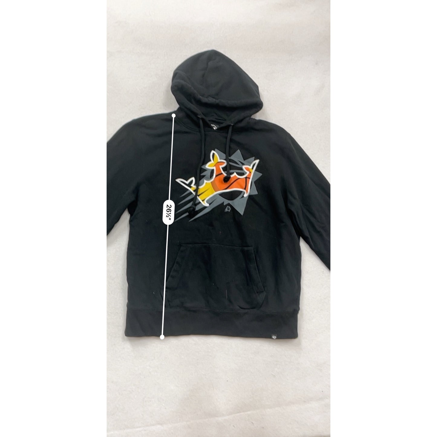 47 Brand Black Graphic Hoodie X-Large #827A