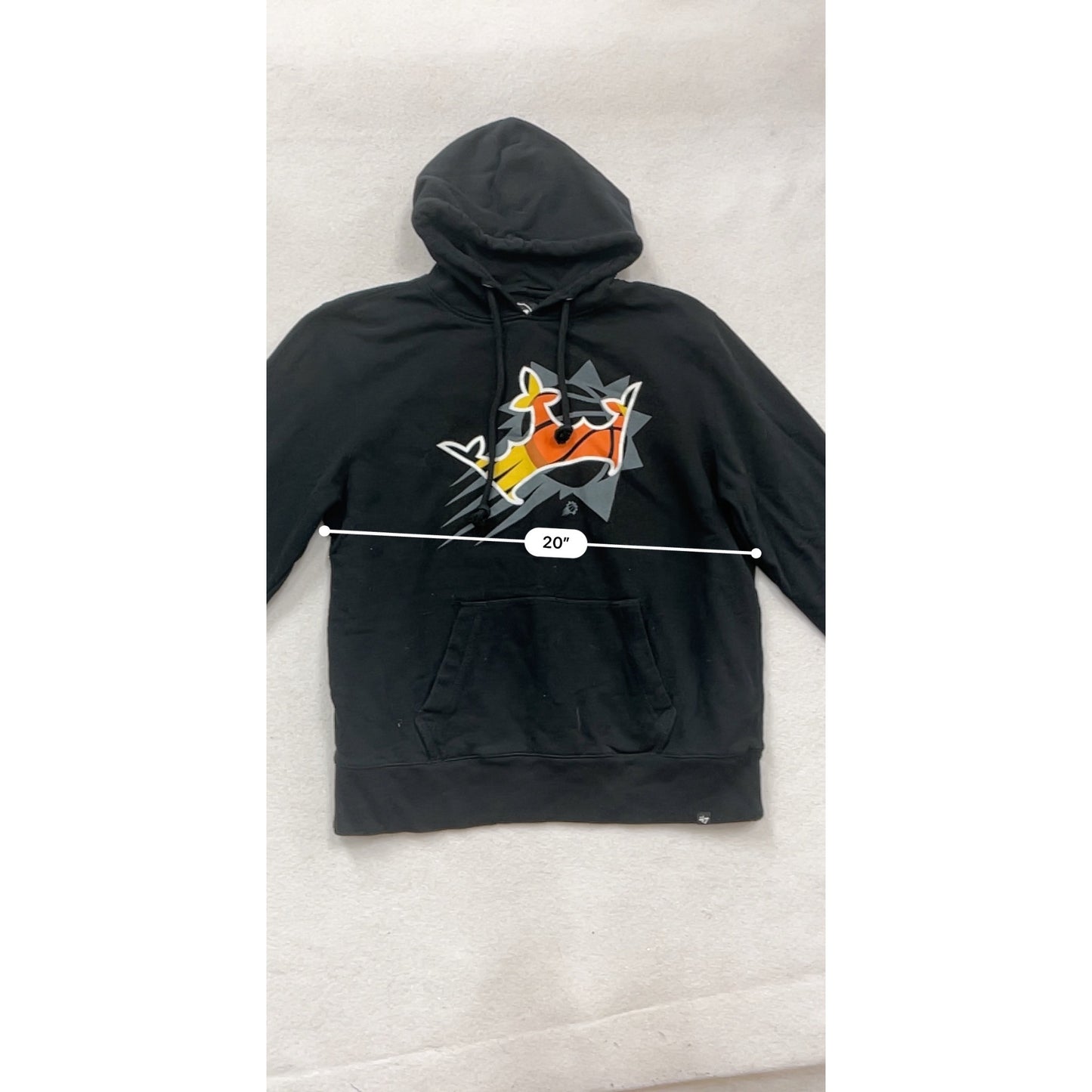 47 Brand Black Graphic Hoodie X-Large #827A