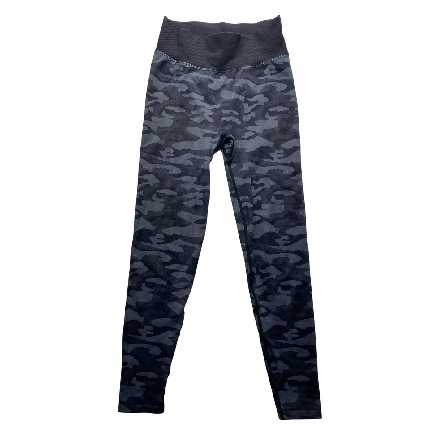 Pink Active Black & Grey Camo Leggings With Butt Scrunch #7004