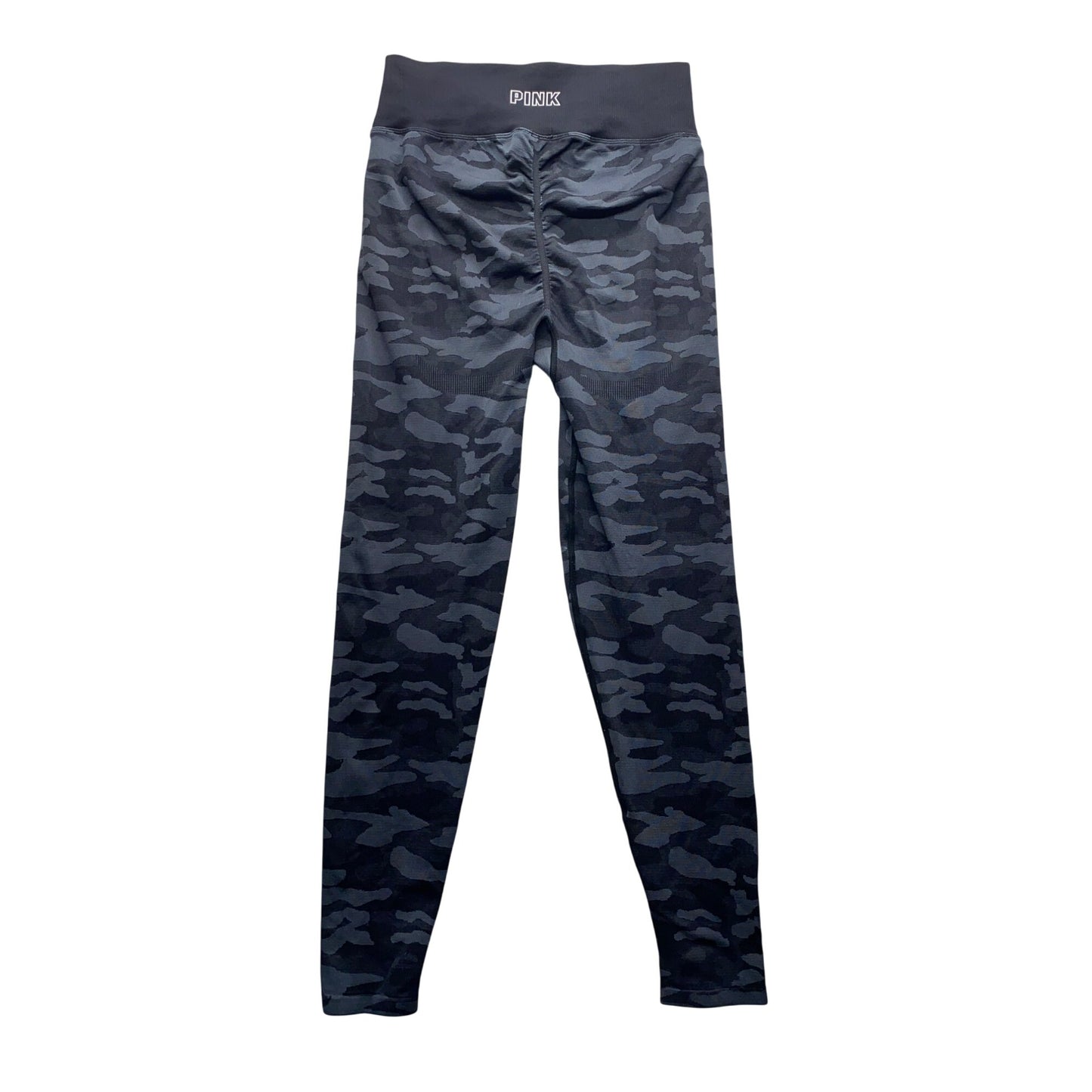 Pink Active Black & Grey Camo Leggings With Butt Scrunch #7004