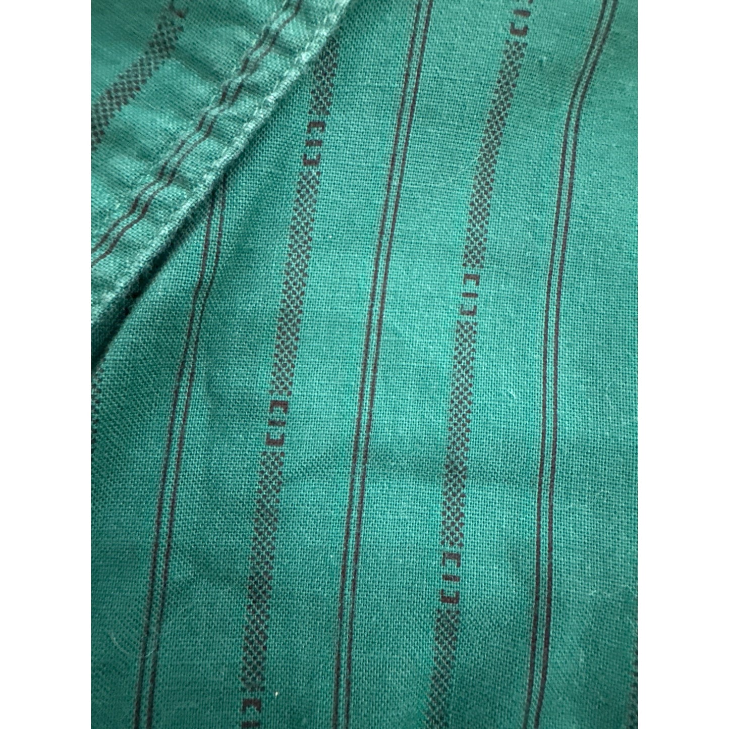 VTGColor Works 2XLT Green Cotton Button-Up Shirt #9066
