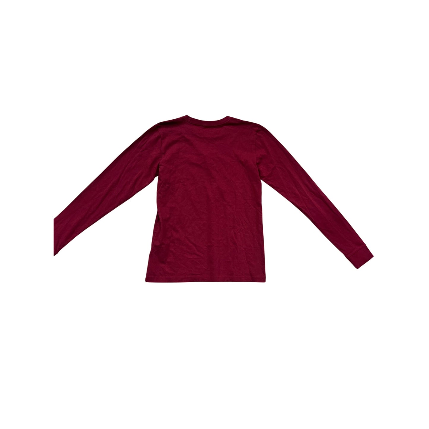 Life Is Good Long Sleeve Red T-Shirt With Horse & Snowflake Design #786A