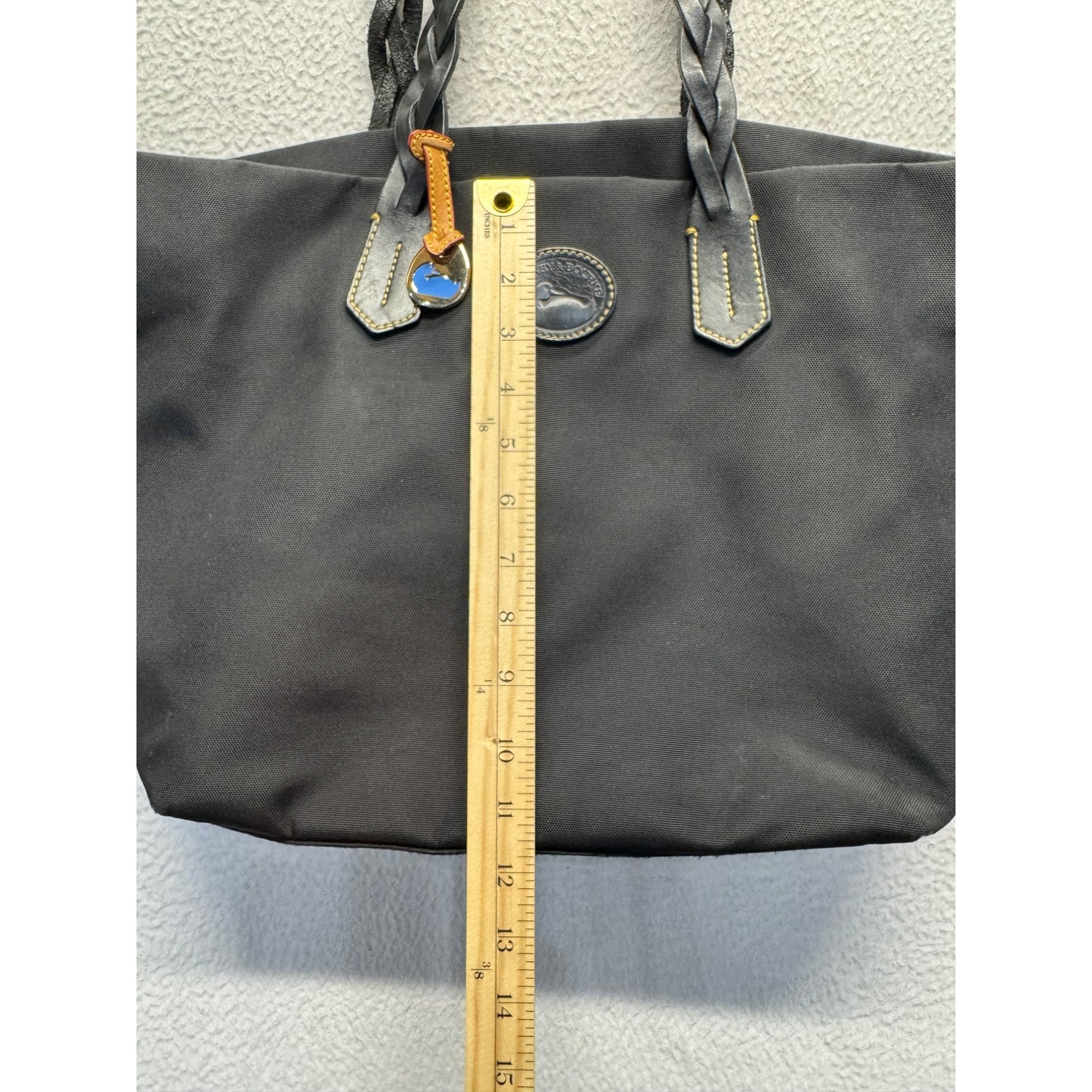 Dooney & Bourke Black Canvas Tote Bag #5920