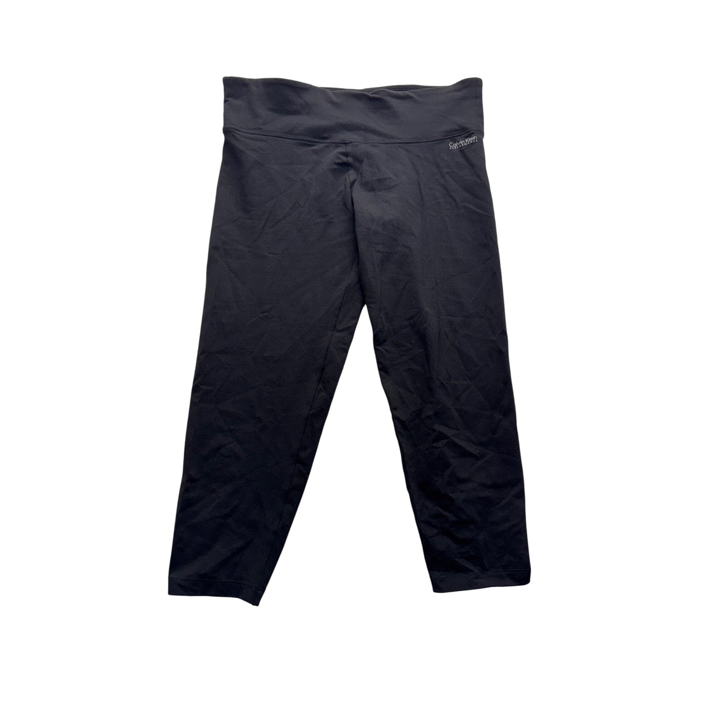 Calvin Klein Performance Quick Dry Capri Leggings M Black #9150