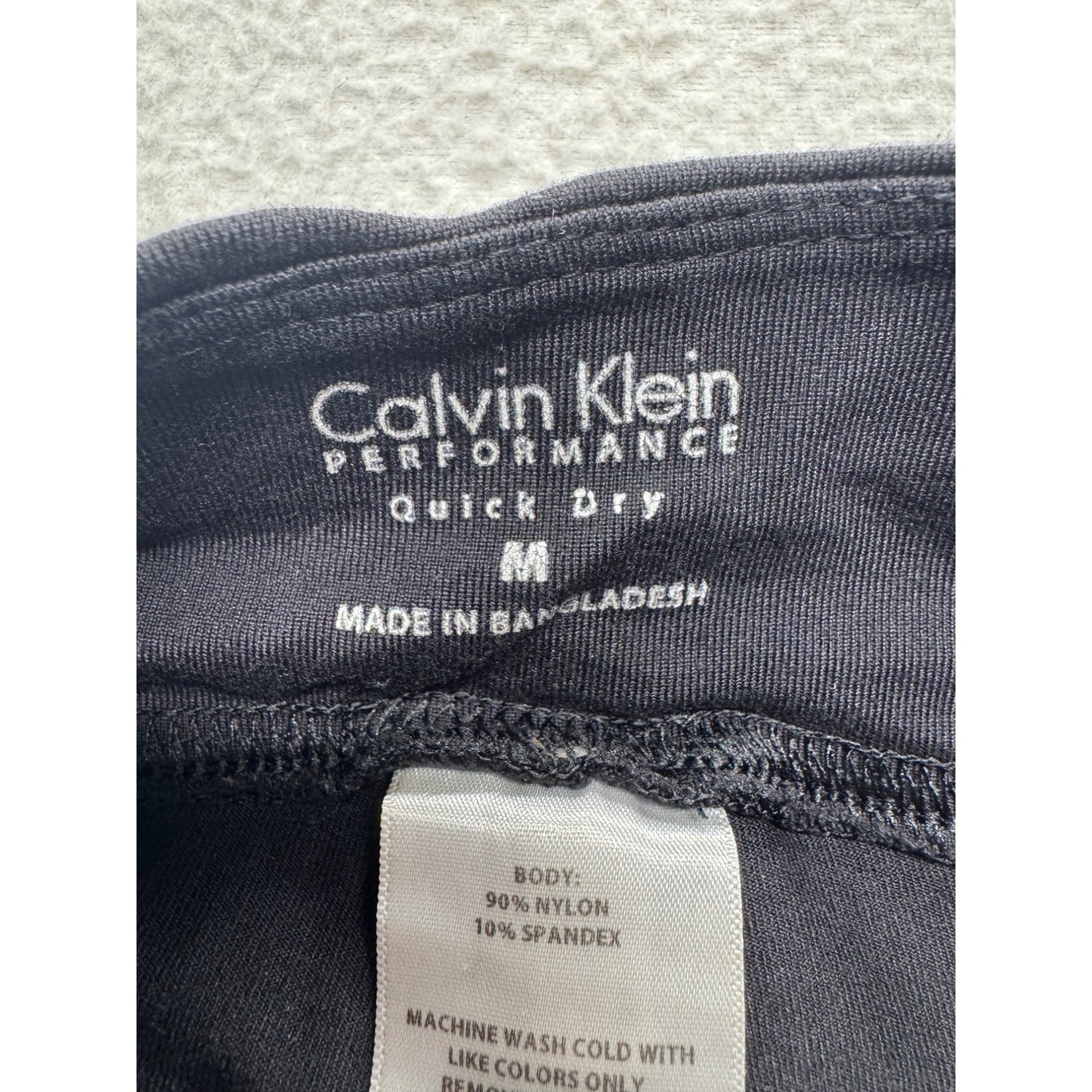 Calvin Klein Performance Quick Dry Capri Leggings M Black #9150