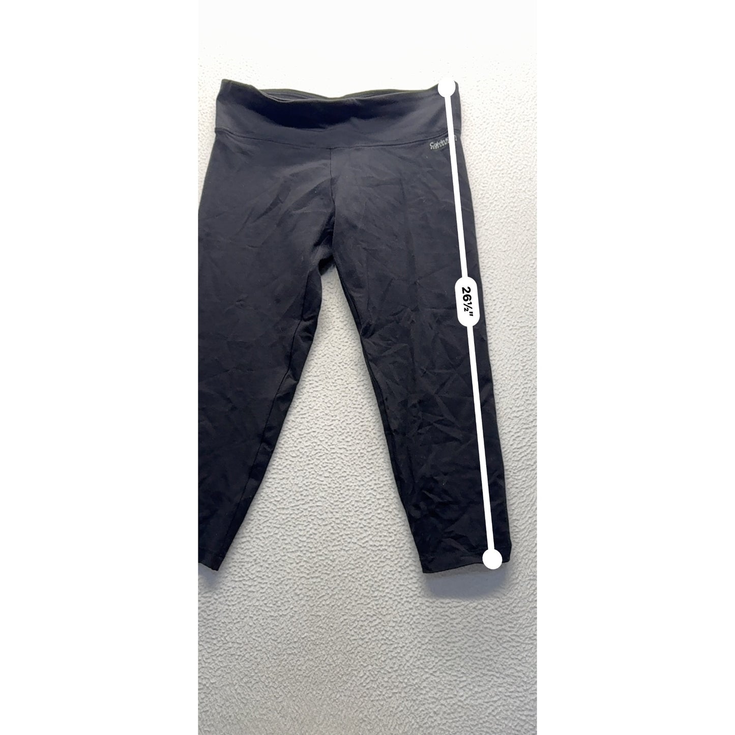Calvin Klein Performance Quick Dry Capri Leggings M Black #9150