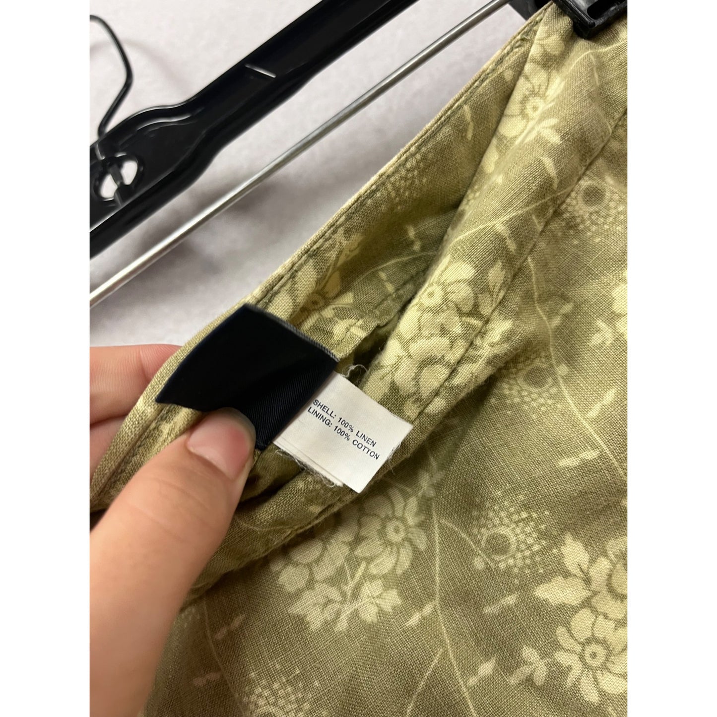 Gap Womens Floral Tiered Linen Skirt Size 1 #391A