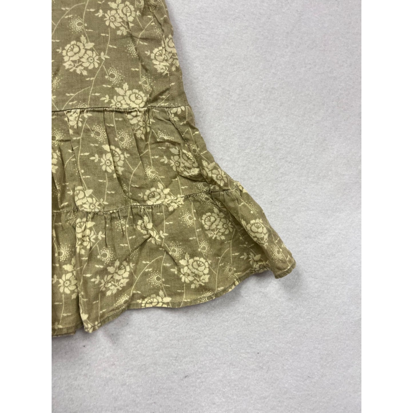 Gap Womens Floral Tiered Linen Skirt Size 1 #391A