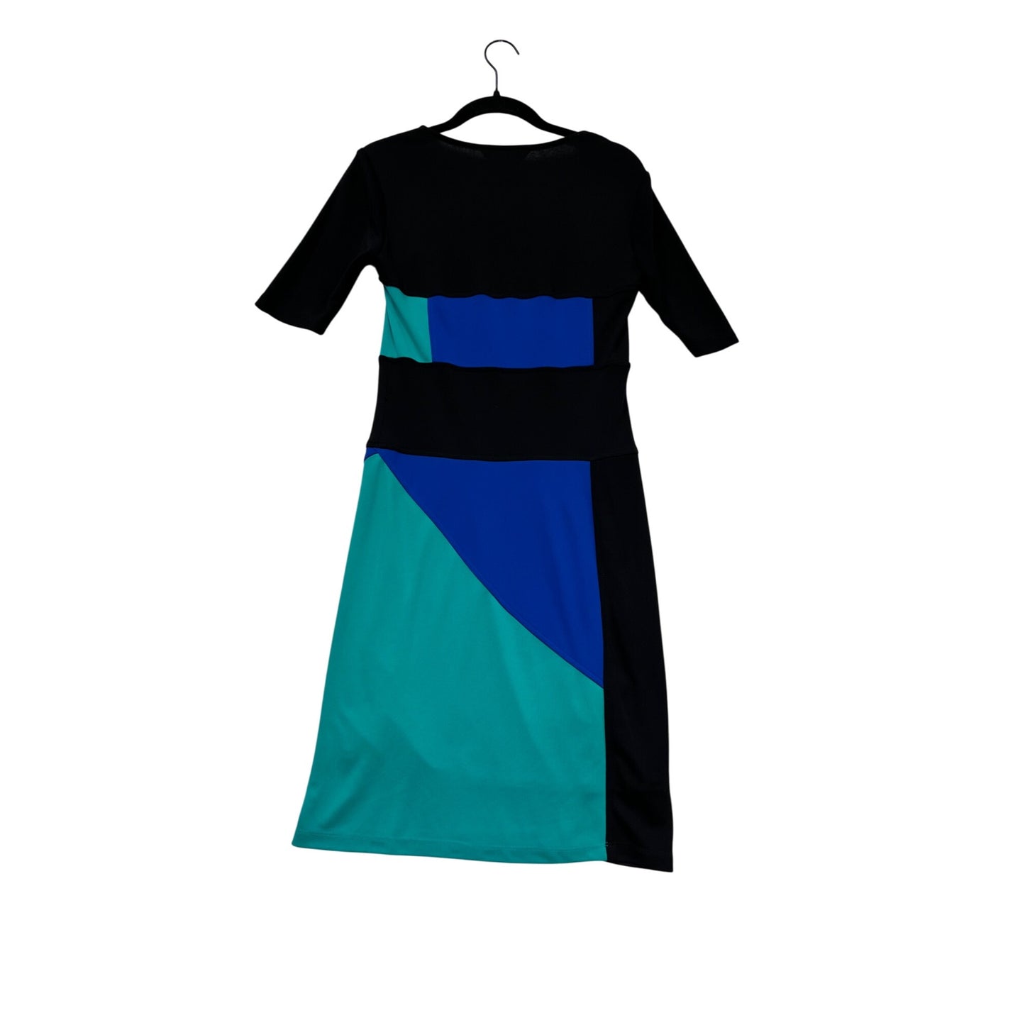 BCBGMAXAZRIA Colorblock Midi Dress SP #387A