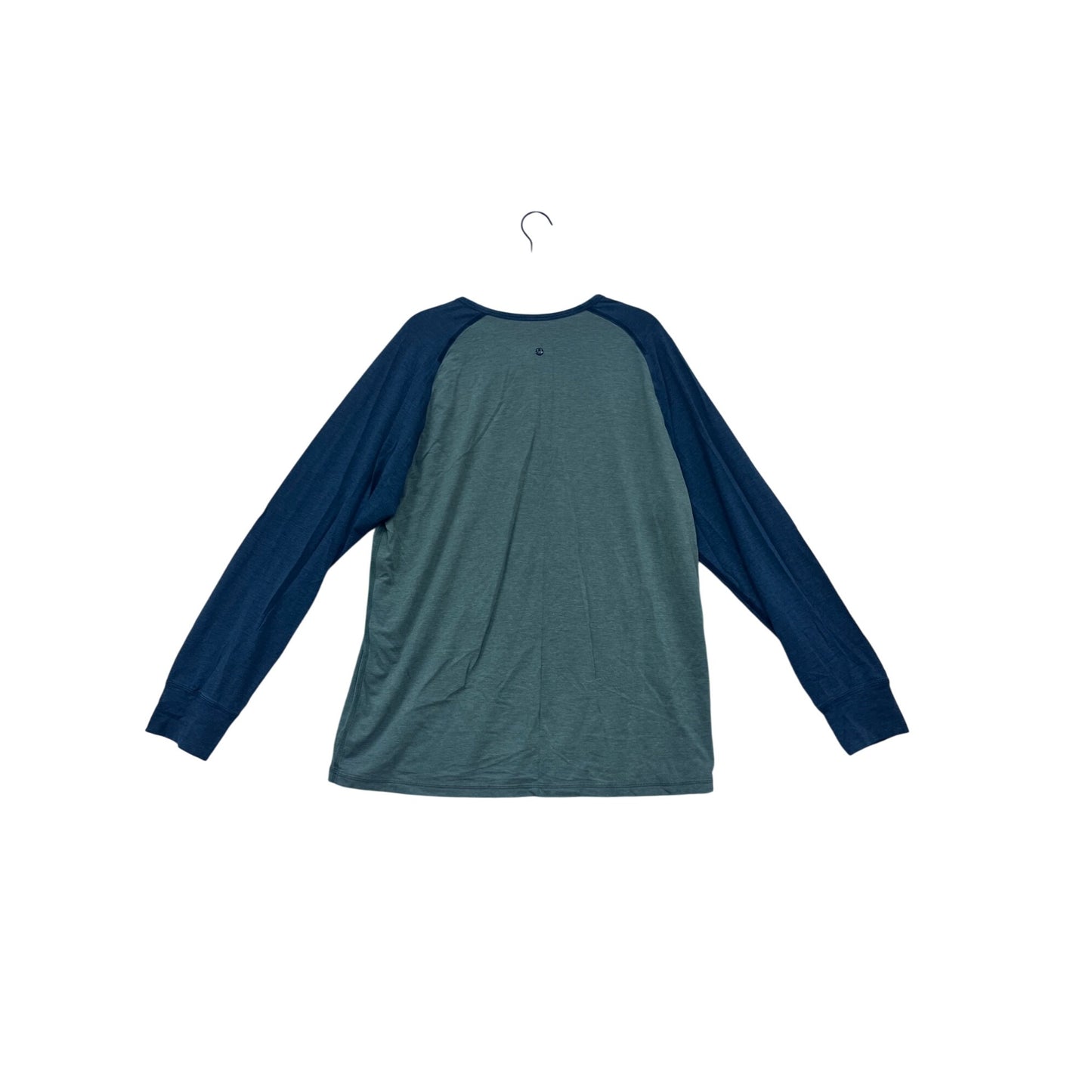 Lululemon Green & Gray Long Sleeve Henley Shirt #826A