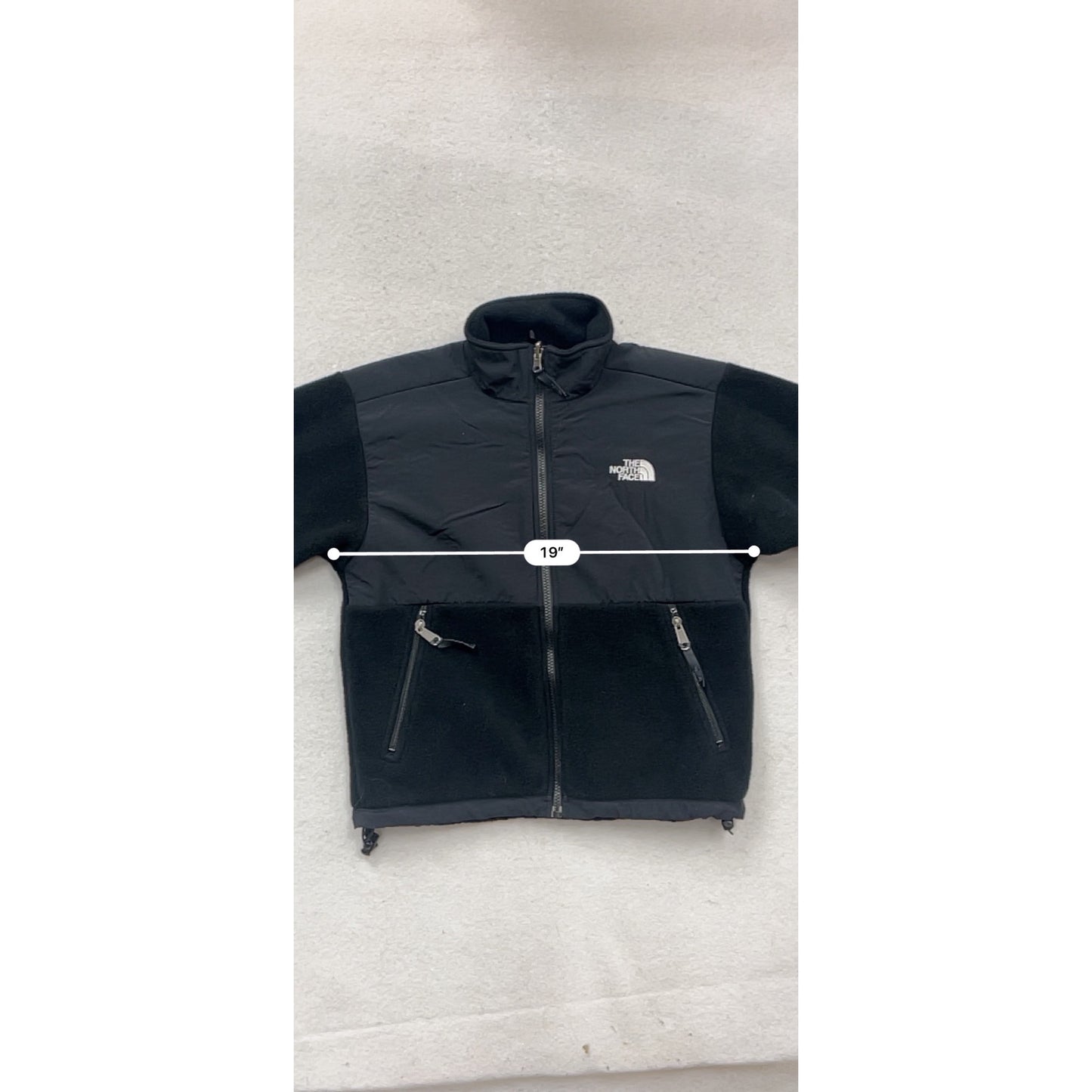 The North Face Youth Medium Black Denali Fleece Jacket Full Zip #119C