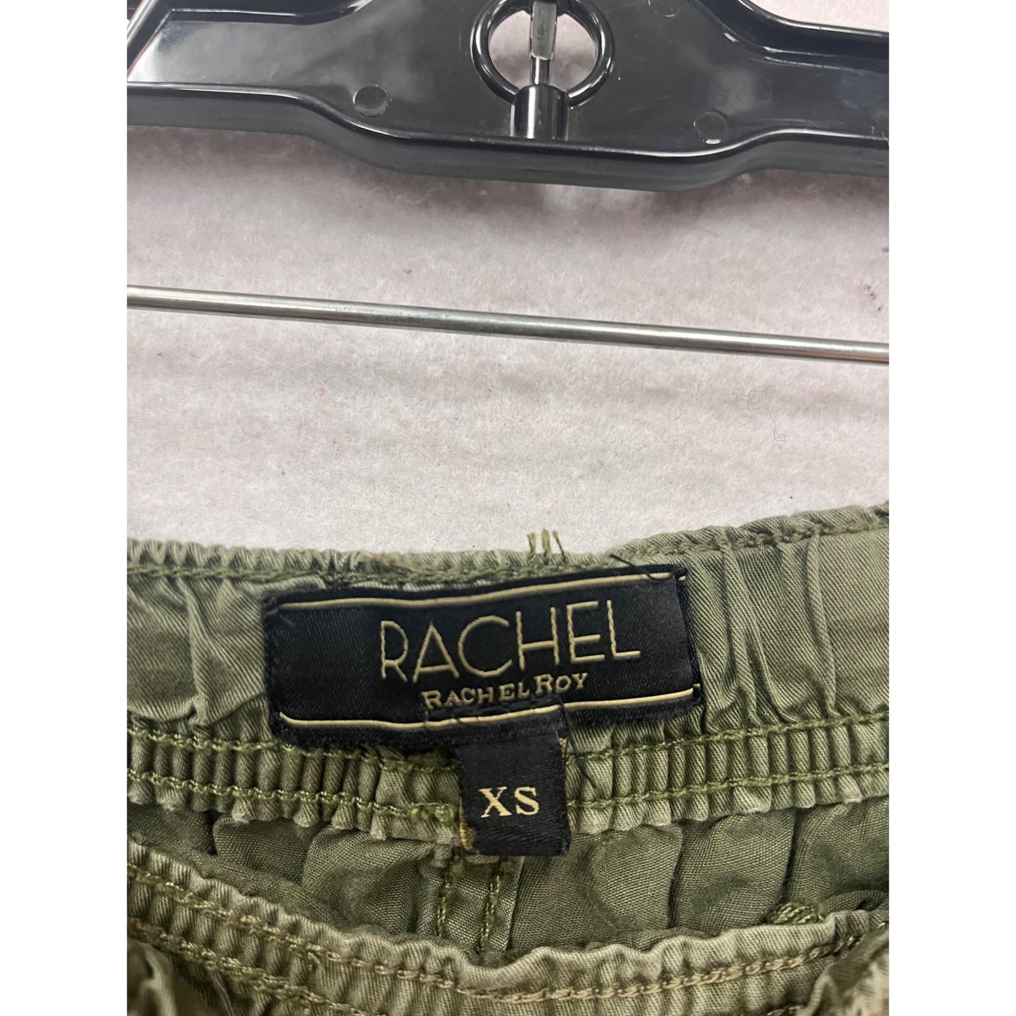 Rachel Rachel Roy XS Olive Green Cotton Shorts #872A