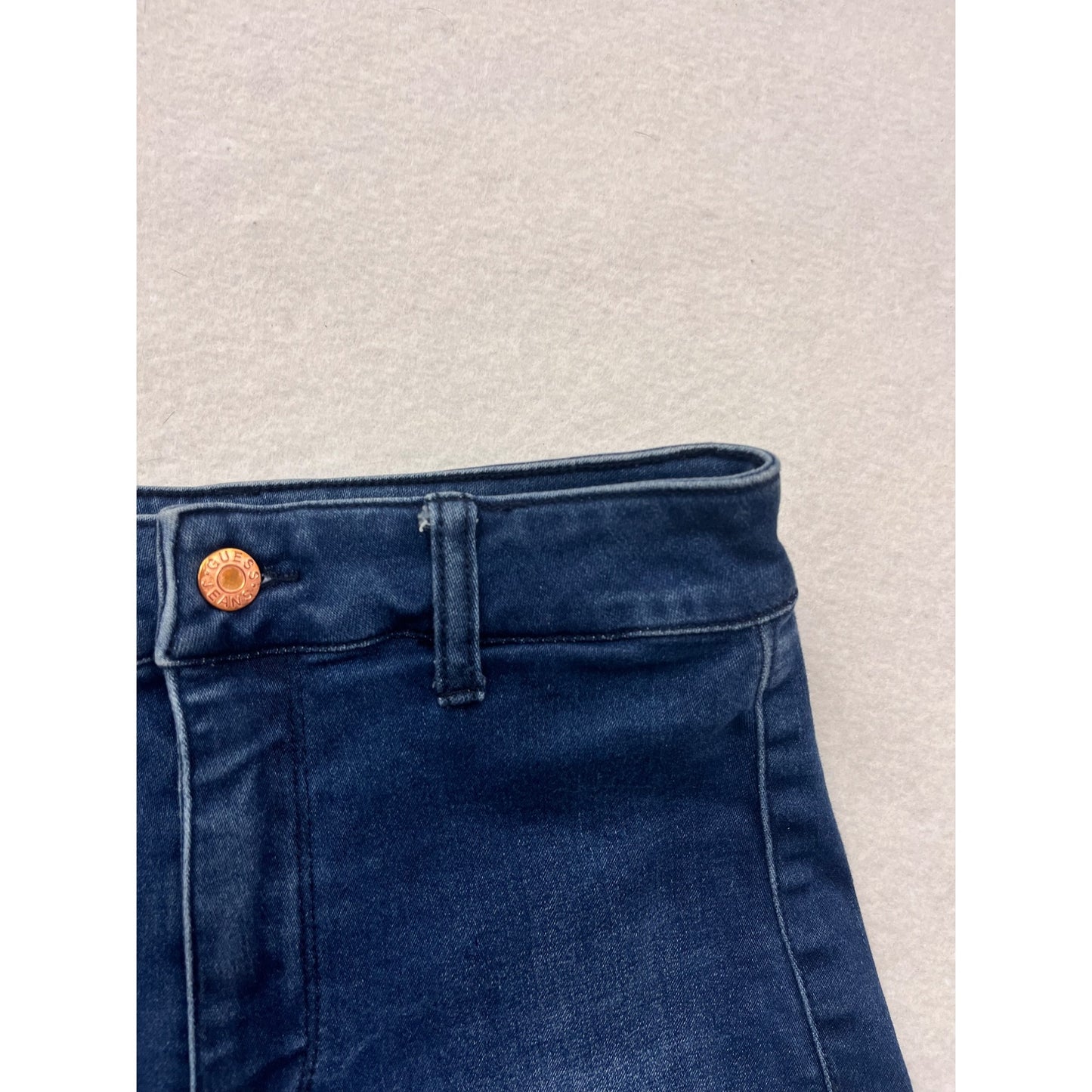 Guess Womens High-Rise Blue Denim Shorts Size 4 #6421