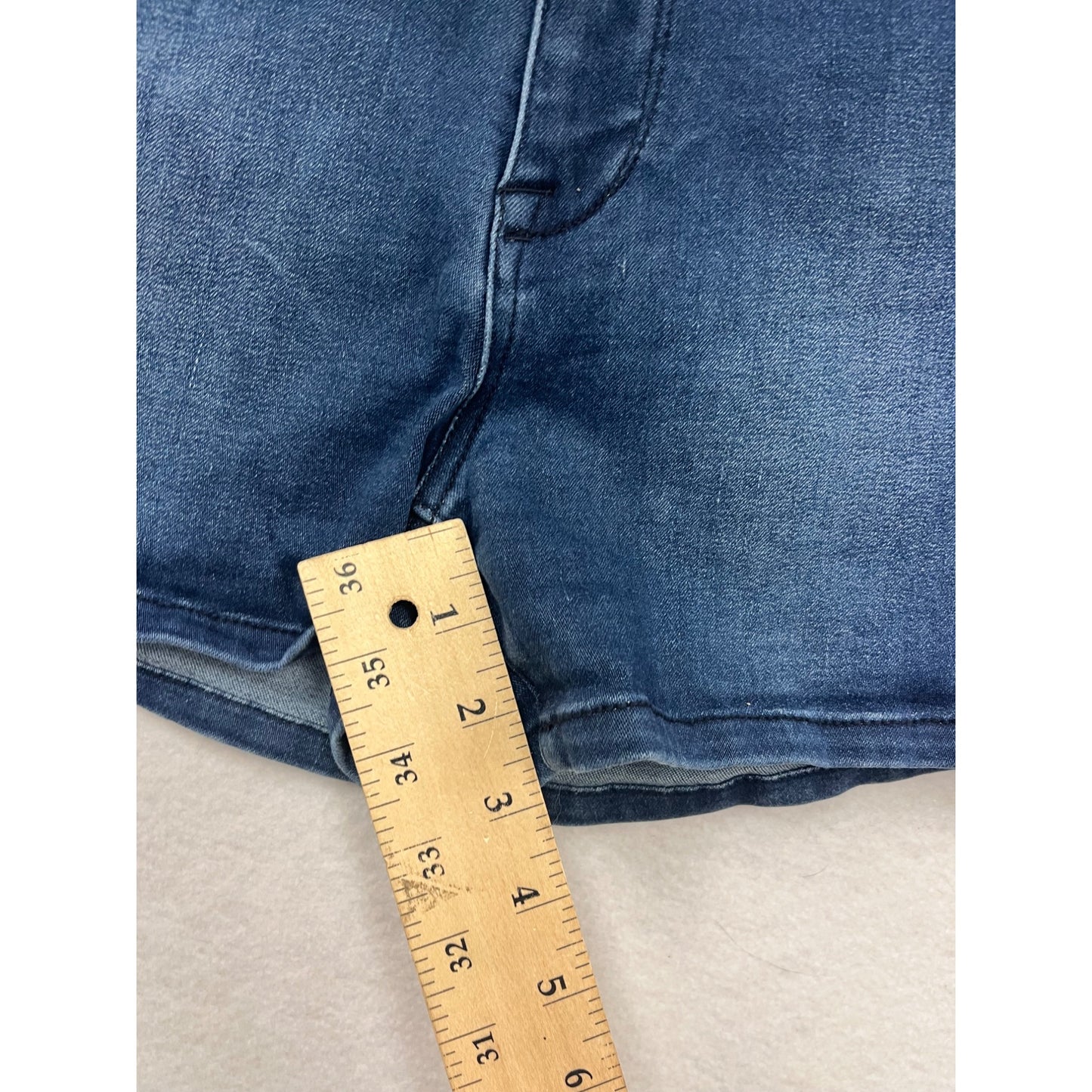 Guess Womens High-Rise Blue Denim Shorts Size 4 #6421