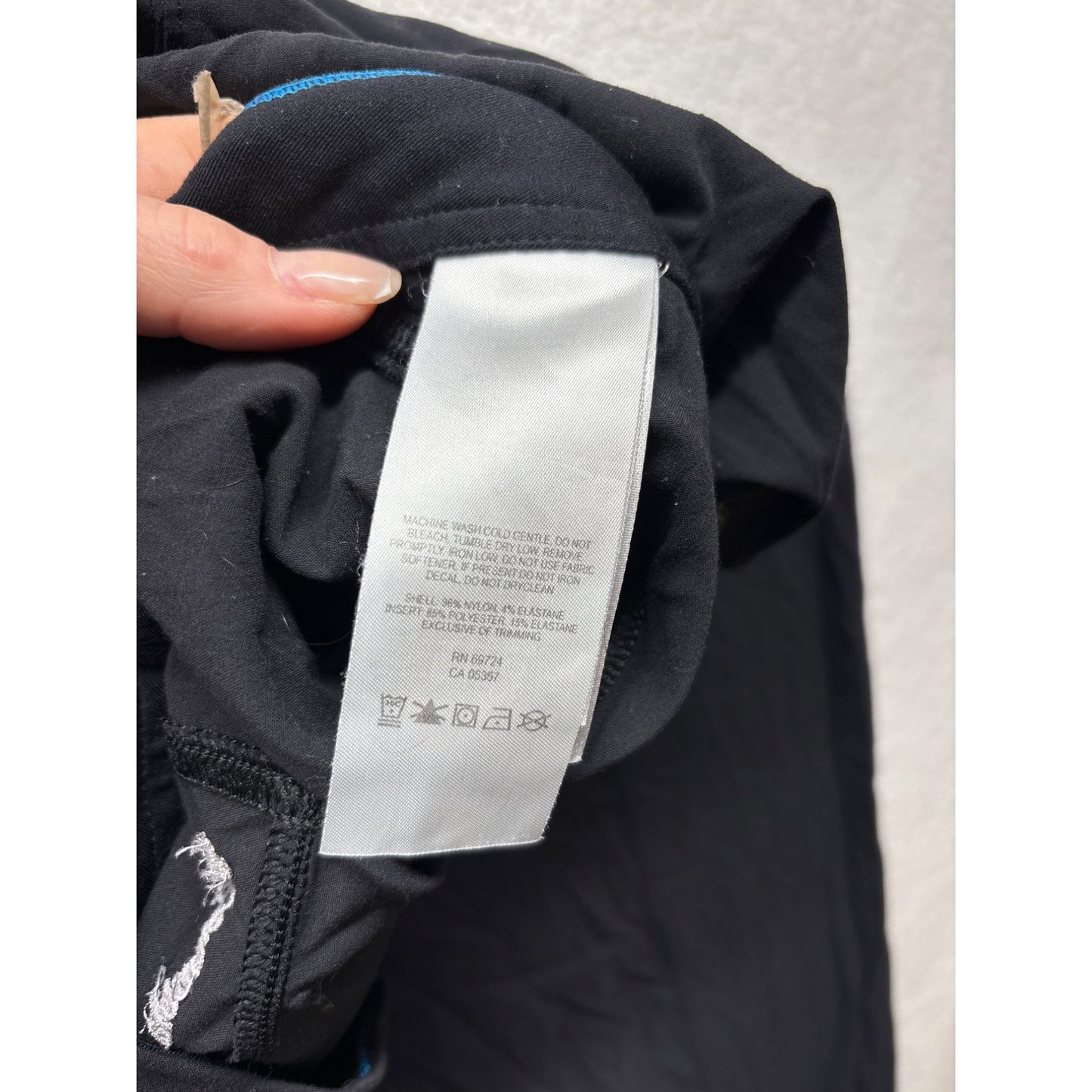 Columbia Mens Omni-Shield Black Pants Size 22W/54F Water-Repellent Nylon & Elastane #6375