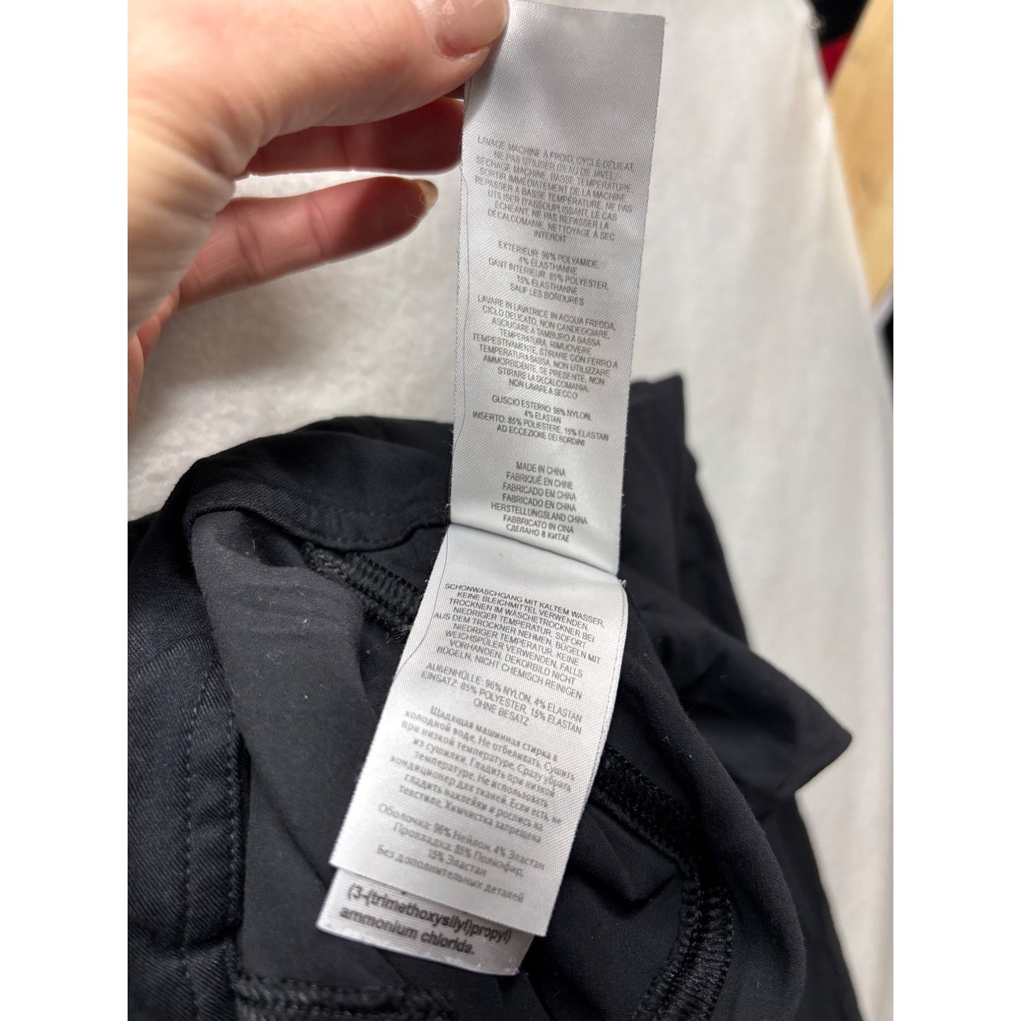 Columbia Mens Omni-Shield Black Pants Size 22W/54F Water-Repellent Nylon & Elastane #6375