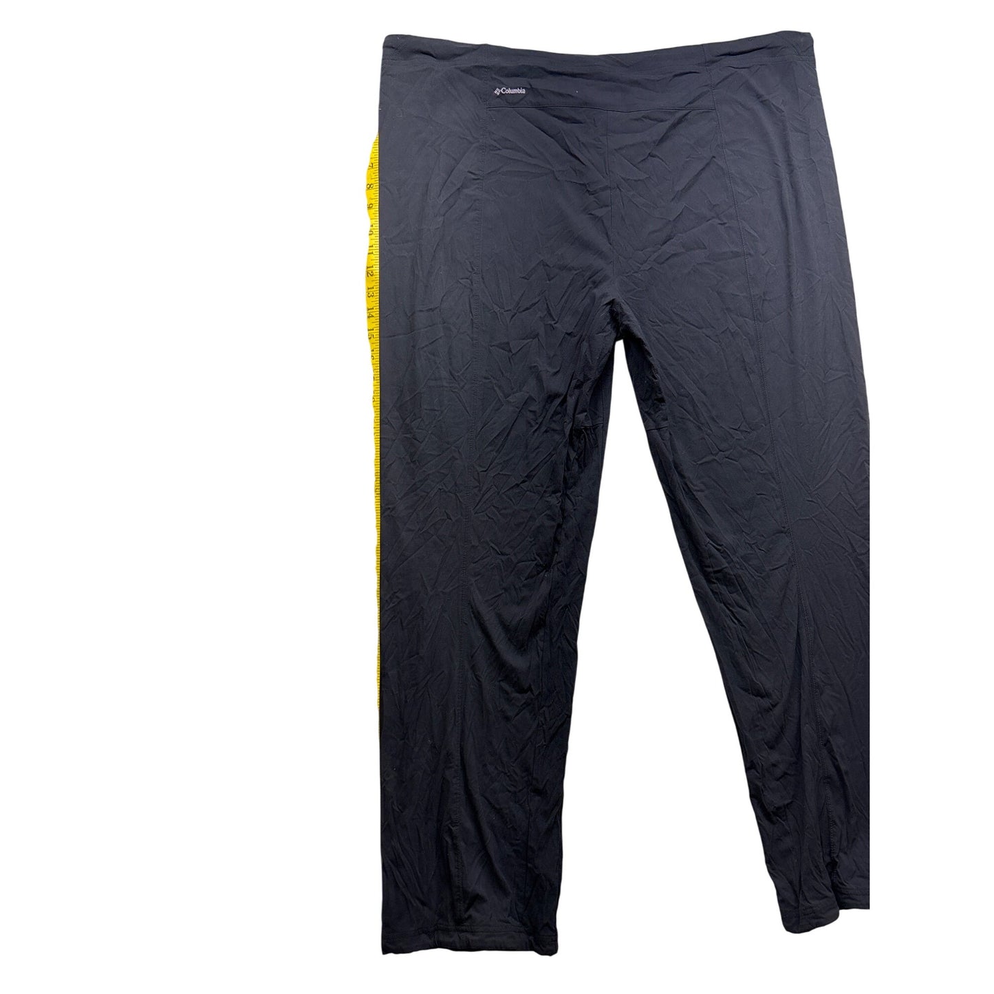 Columbia Mens Omni-Shield Black Pants Size 22W/54F Water-Repellent Nylon & Elastane #6375