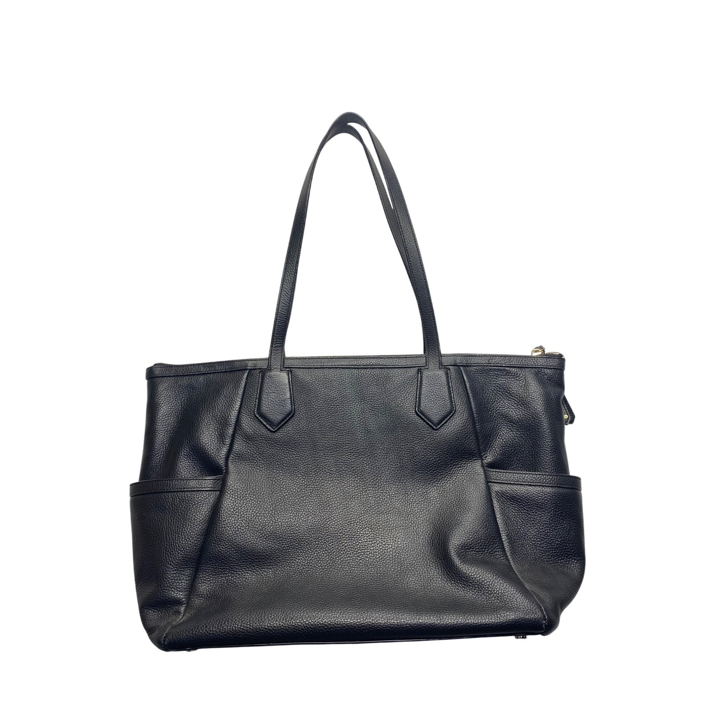 Cole Haan Black Leather Tote Bag #5770