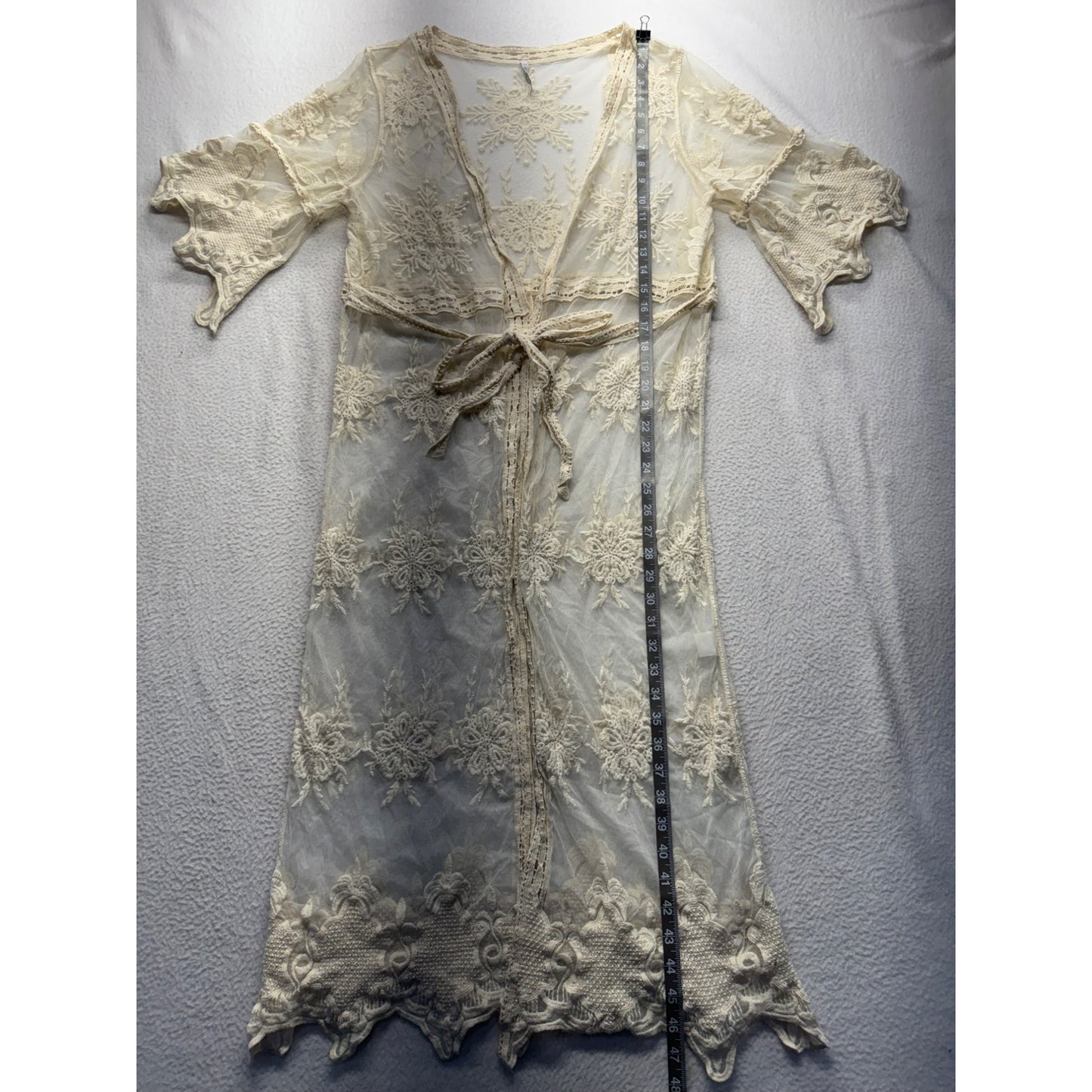 Women’s Amiani Lace Kimono Duster #5912