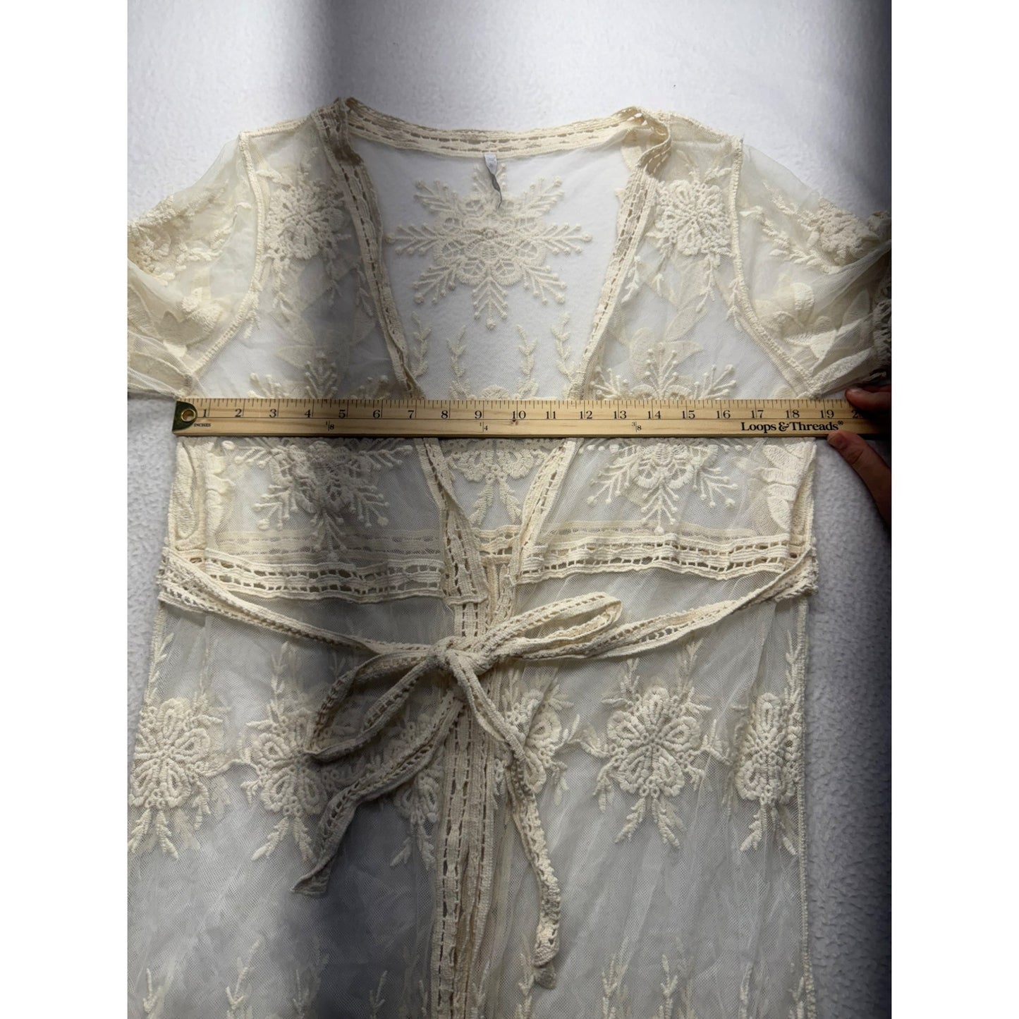 Women’s Amiani Lace Kimono Duster #5912
