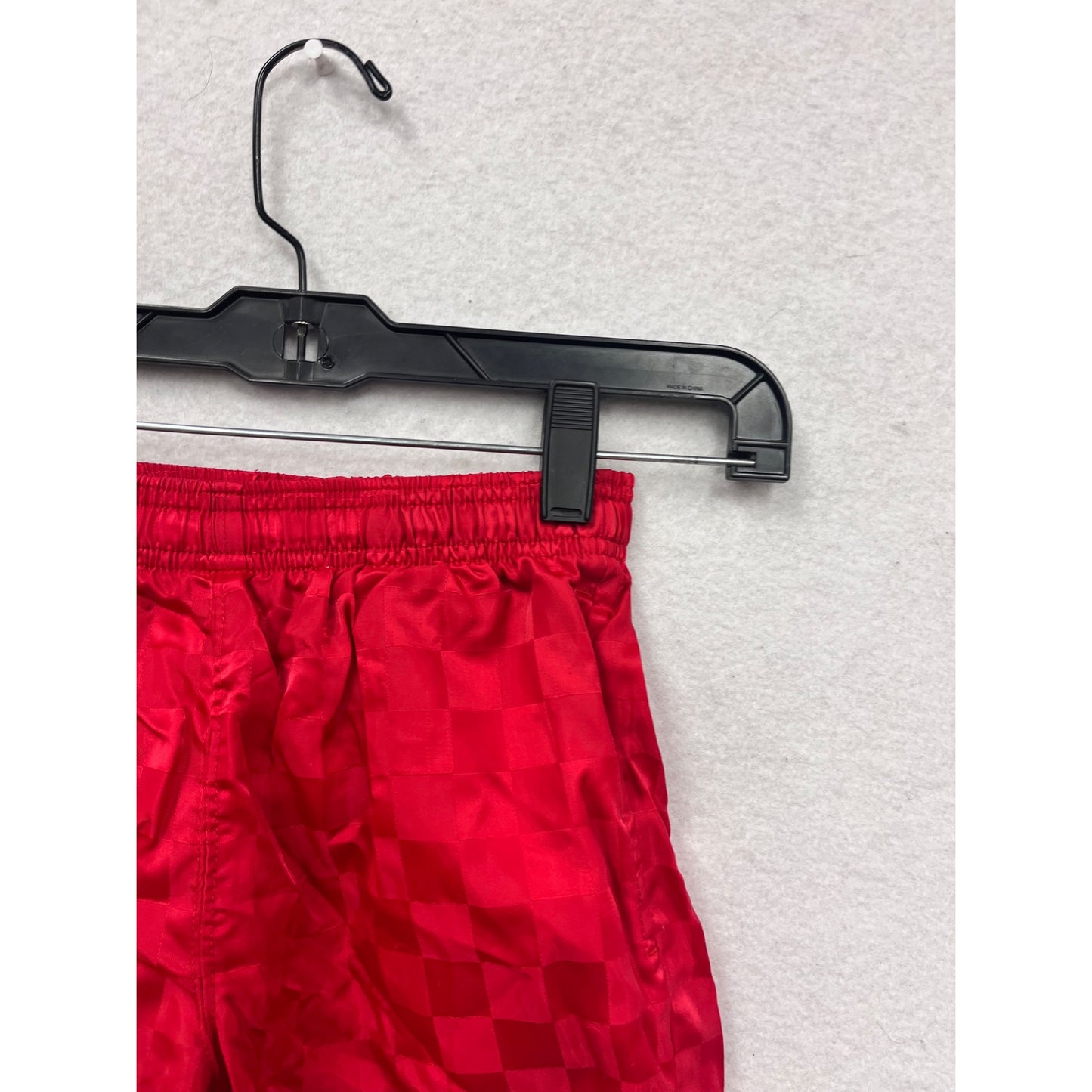 Umbro Boys Red Shorts Size S 6/7 With Elastic Waist #8155