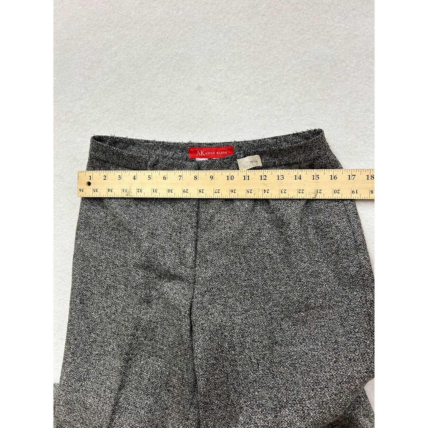 Anne Klein Womens Stretch Wool Blend Wide Leg Trousers #6362