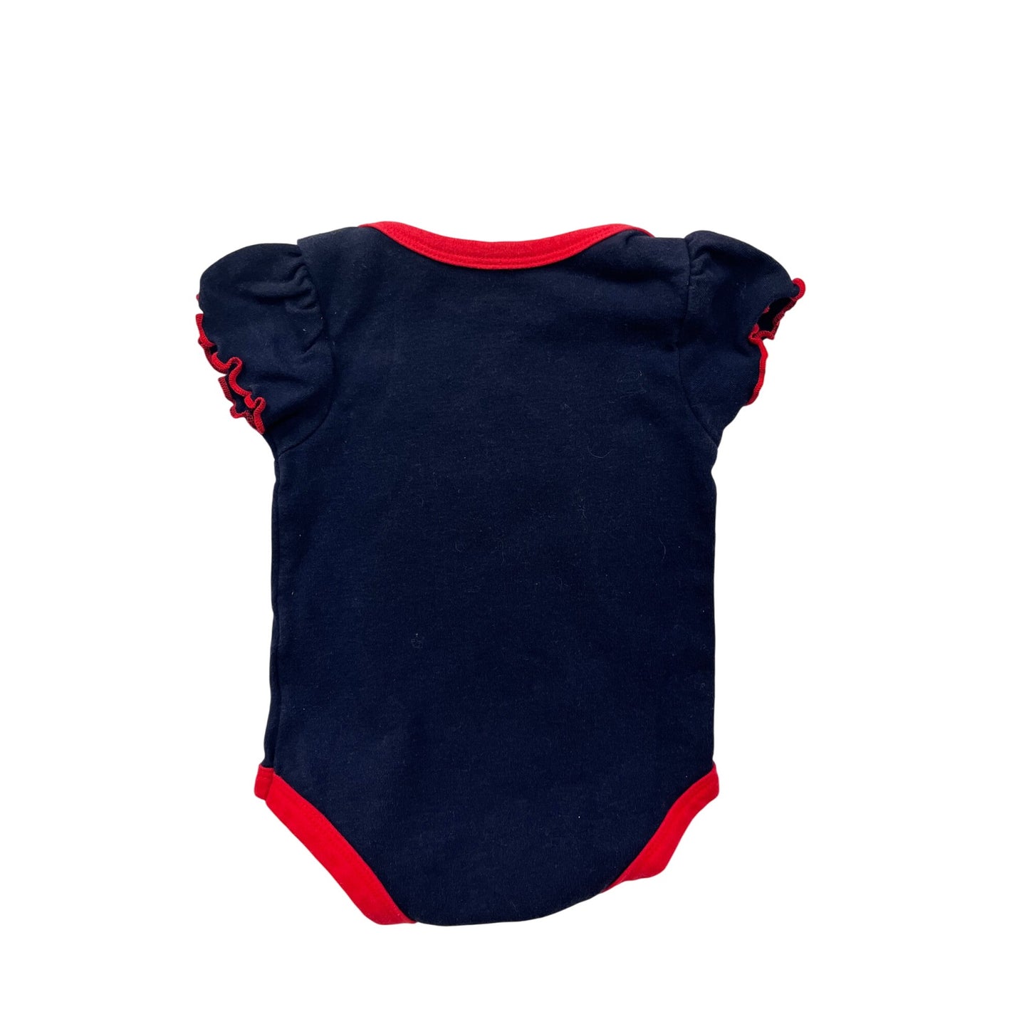 Minnesota Twins Love Baby Romper 0/3M Navy & Red #6464