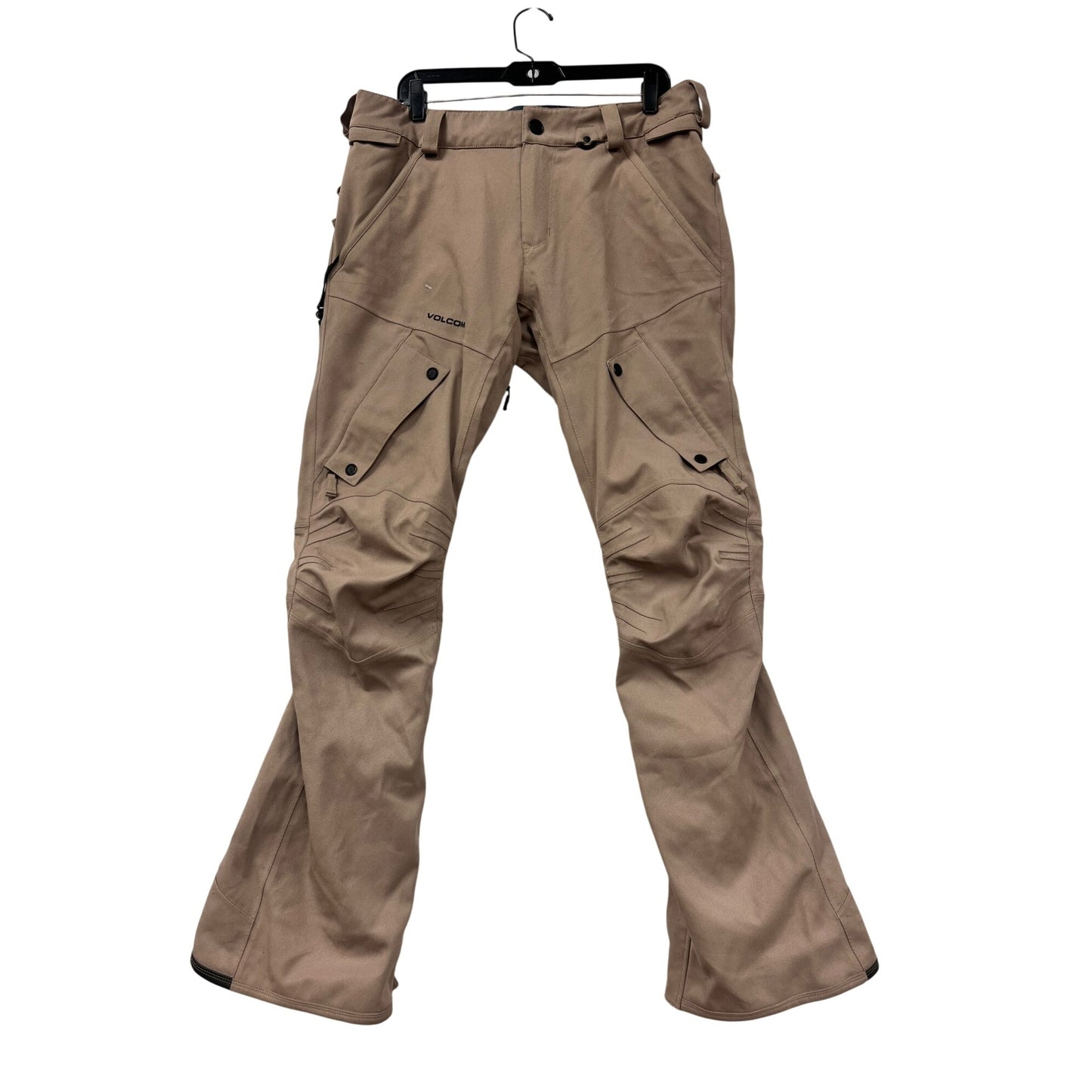 Volcom Women’s Modern Articulated beige Snowboard Pants #6040