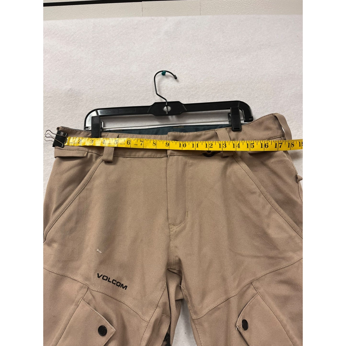 Volcom Women’s Modern Articulated beige Snowboard Pants #6040