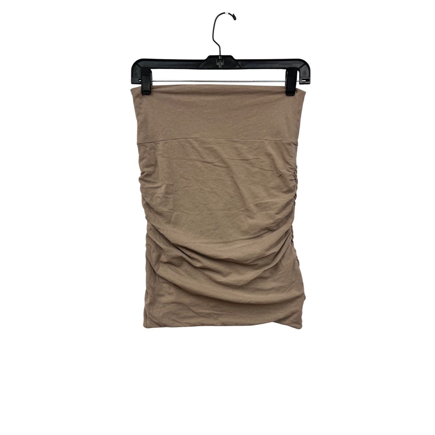 James Perse Womens Ruched Stretch Skirt Size 2 Cotton & Lycra #6825