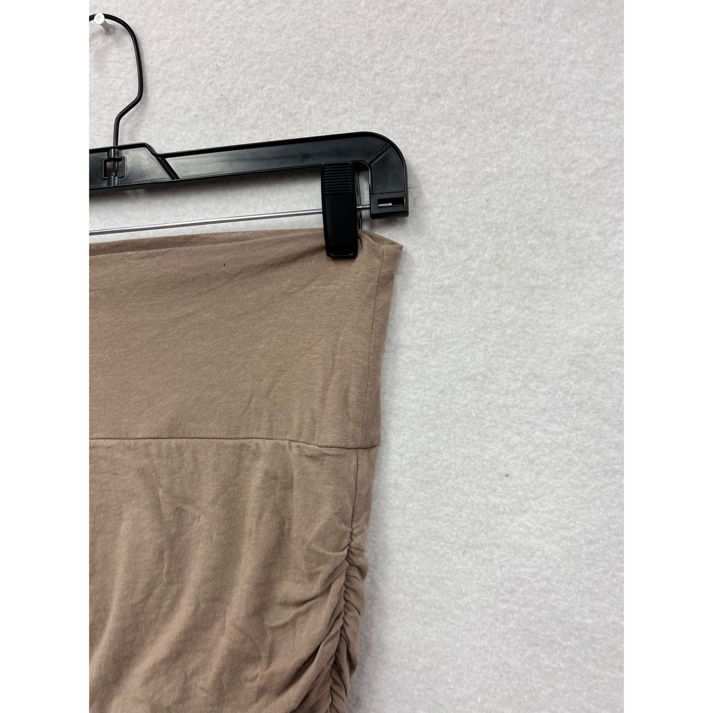James Perse Womens Ruched Stretch Skirt Size 2 Cotton & Lycra #6825