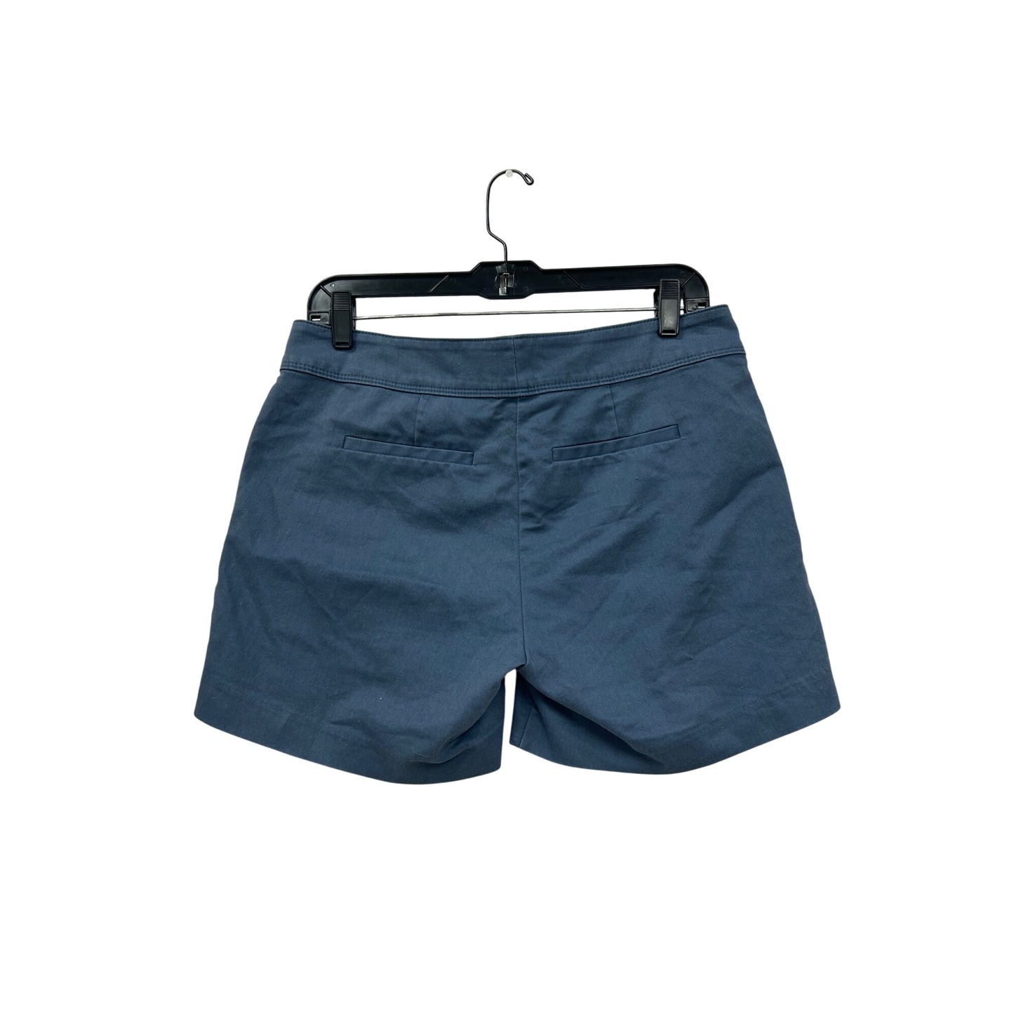 Navy Blue Isaac Mizrahi New York Womens Button-Detail Shorts #6590