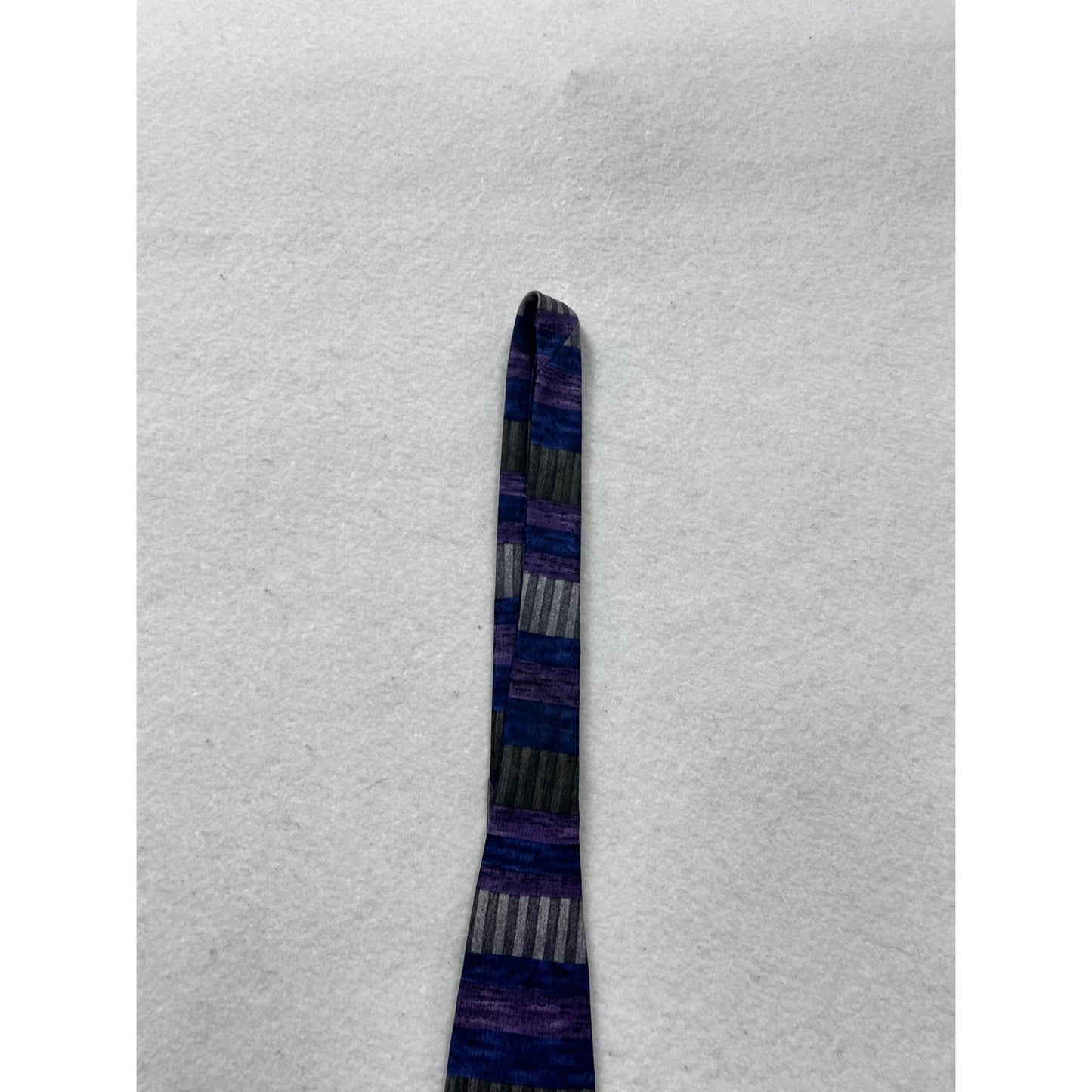 Cocktail Collection Mens Silk Striped Tie In Purple & Blue #8238