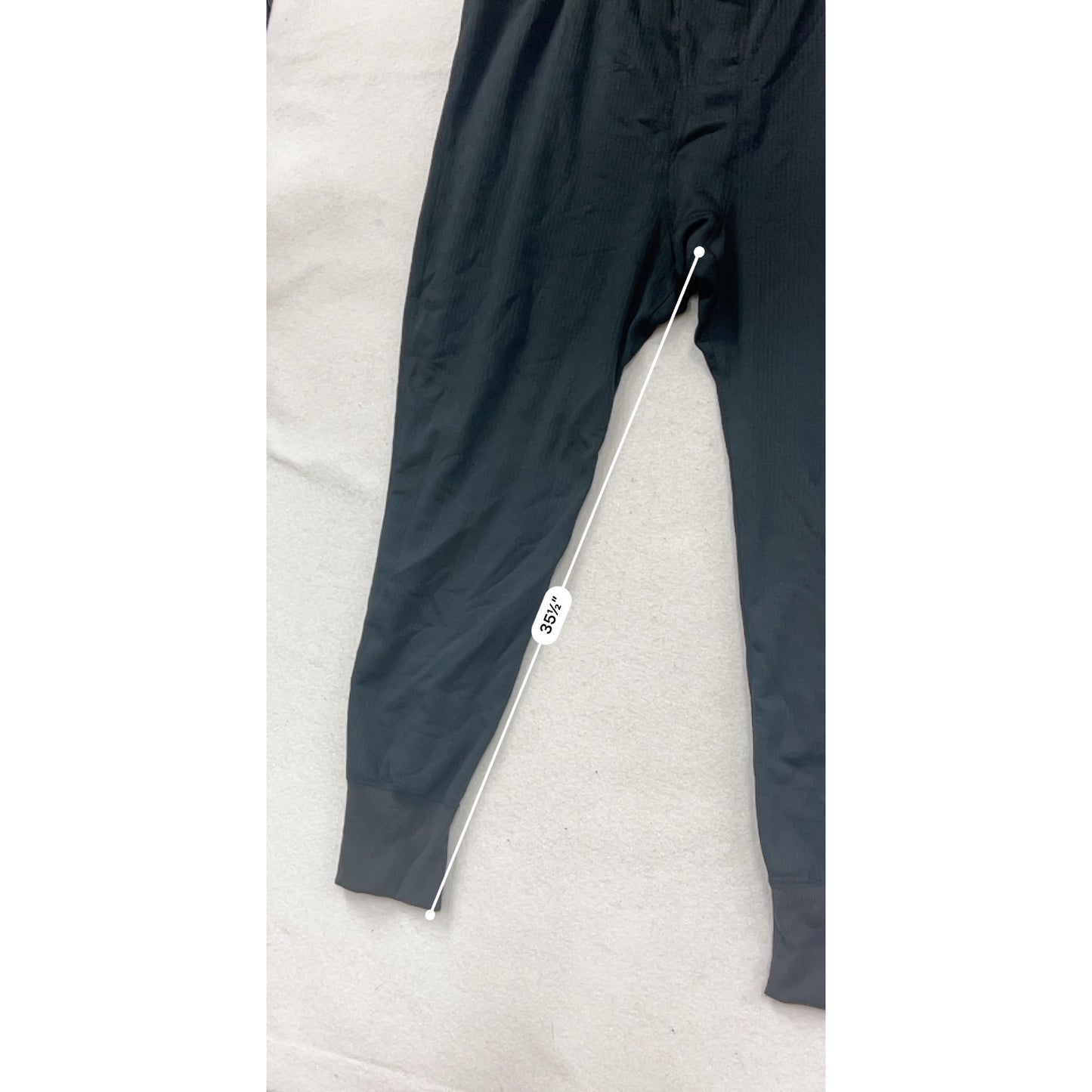 Carhartt Mens Black Thermal Fleece Lined Pants 2-3XL #366A