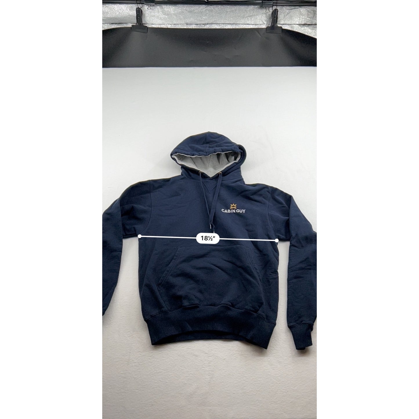 Champion Navy Blue Cabin Guy Hoodie #6653