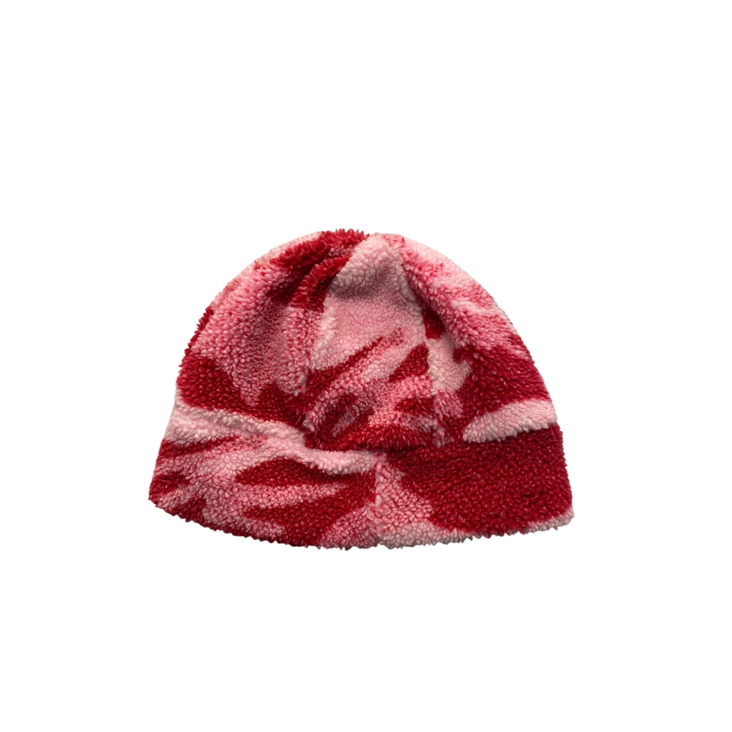 Cabelas Toddlery Sherpa Pink & Red Camouflage Beanie Hat #7086