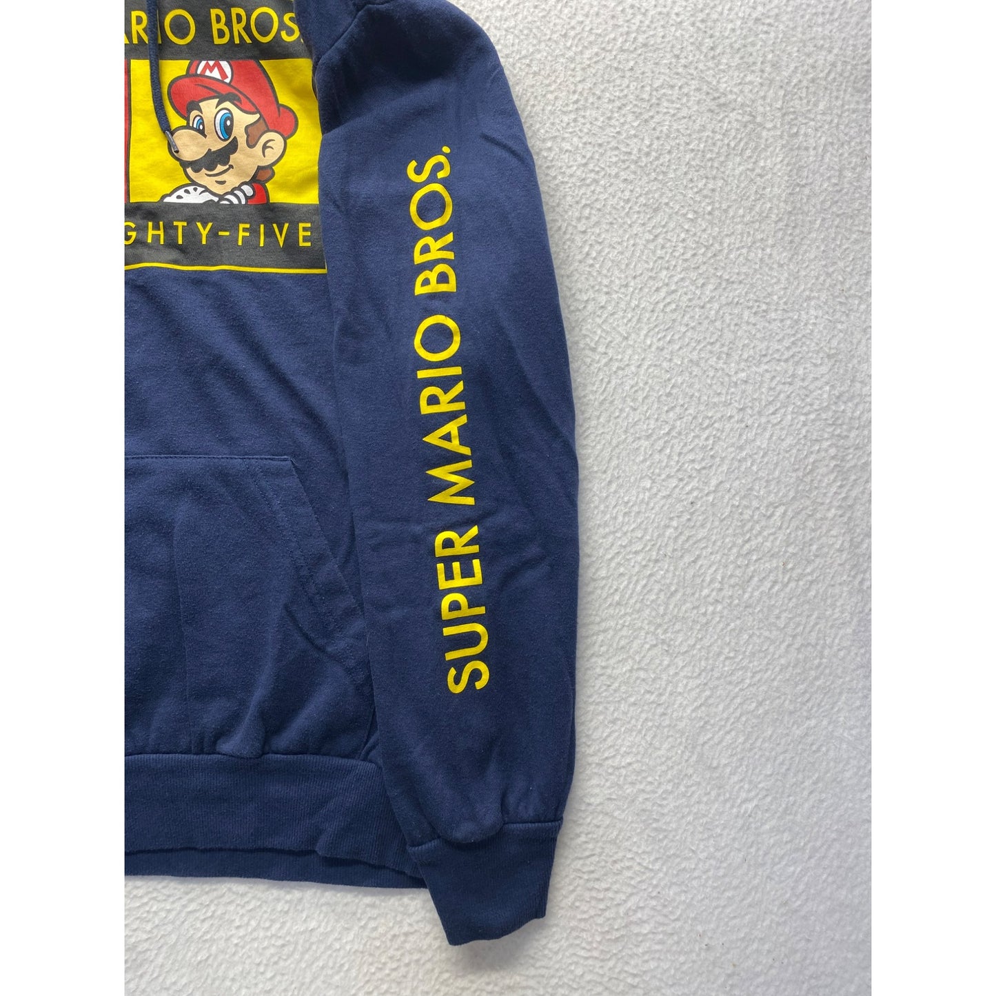 Men’s Super Mario Bros. Blue Hoodie #5643